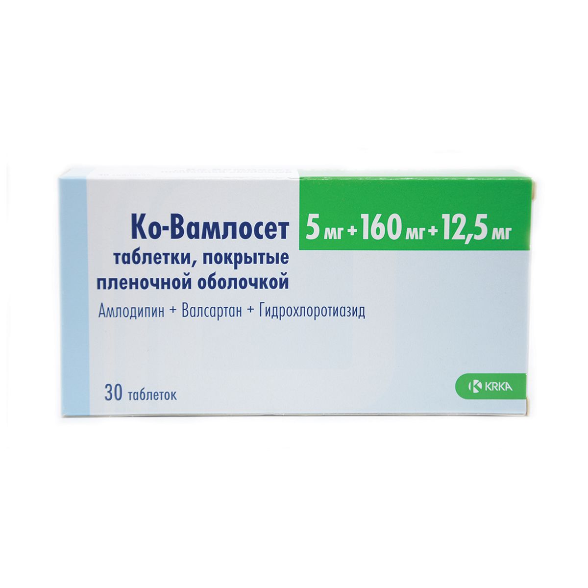 კო-ვამლოსეტი 5/160/12.5 30 ტაბლეტი