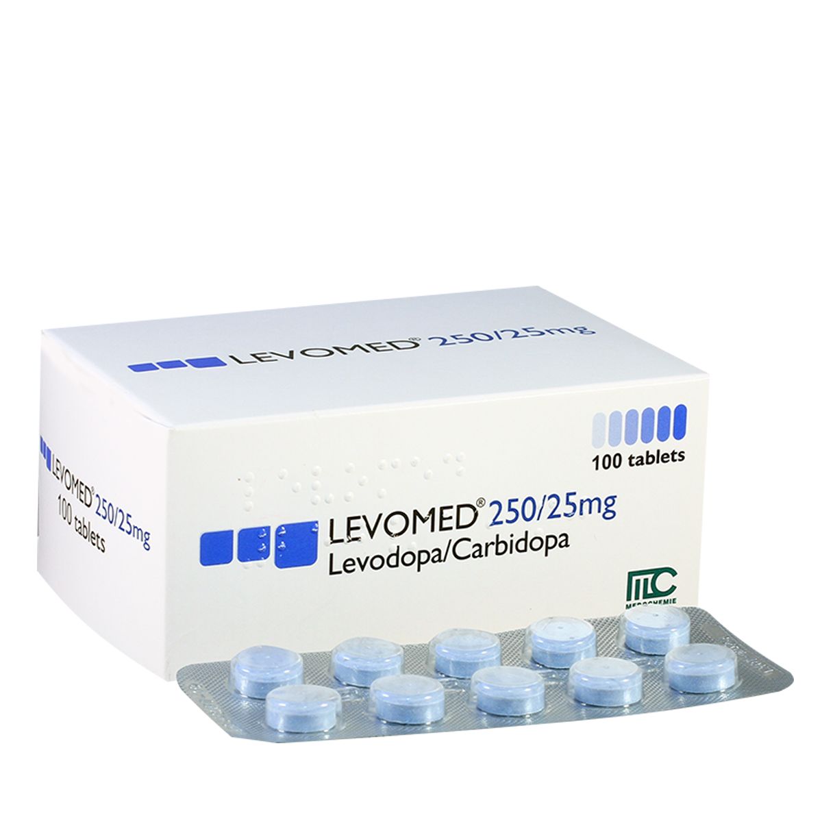 ლევომედი - Levomed 250მგ/25მგ 100 ტაბლეტი