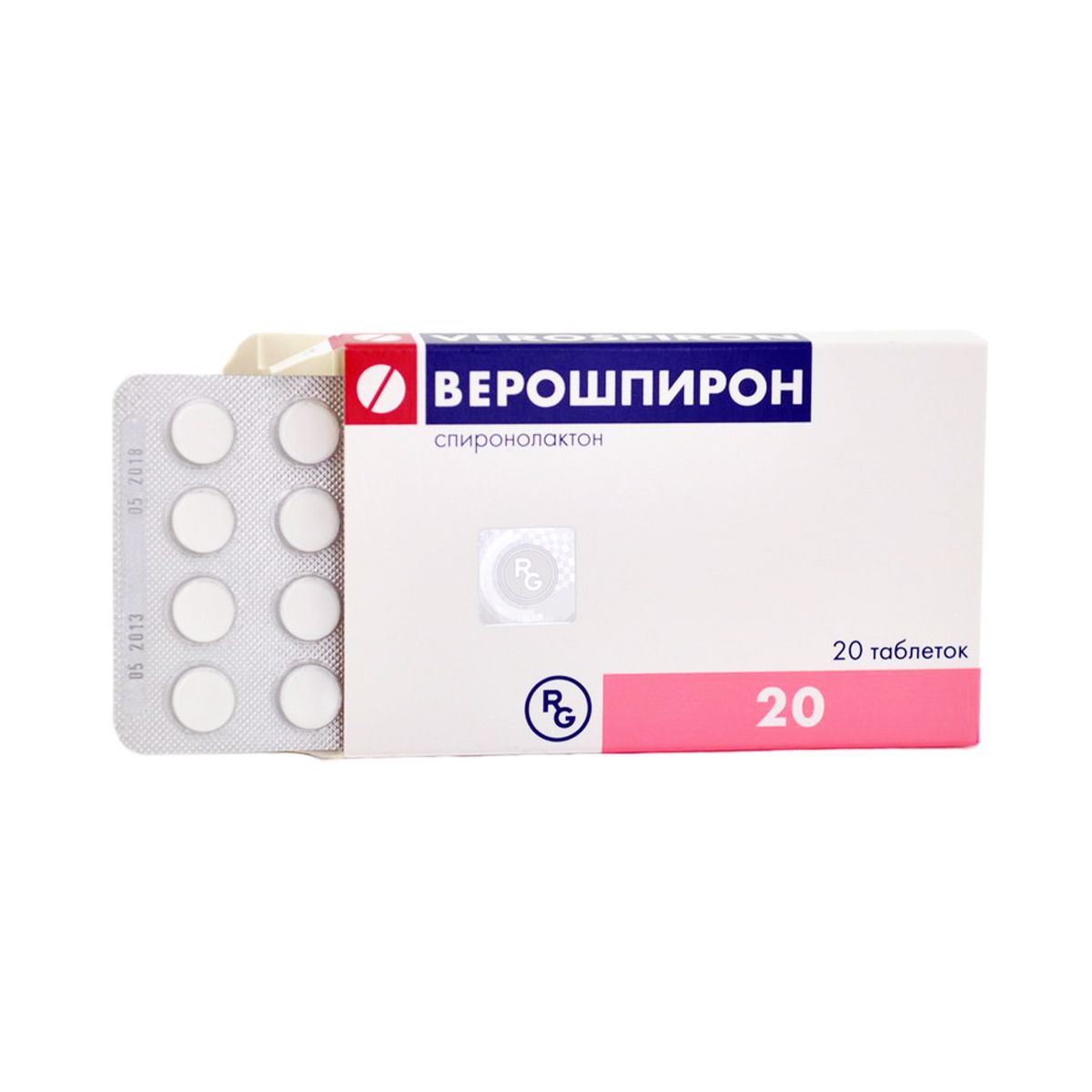 ვეროშპირონი - Verospiron 25მგ 20ტაბლეტი