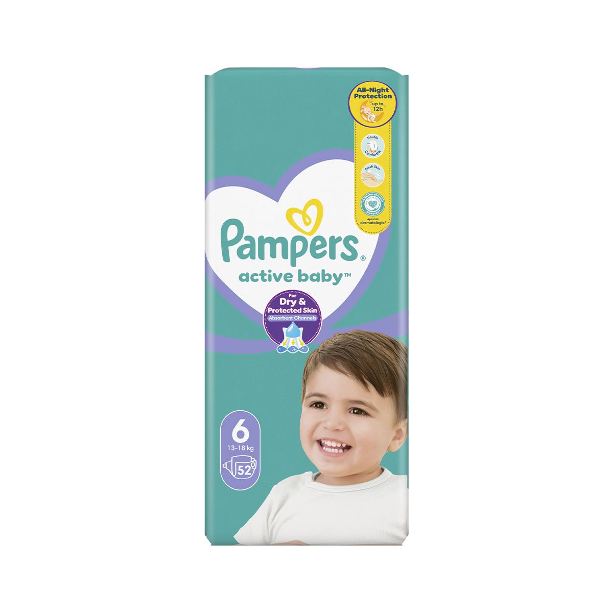პამპერსი - Pampers 13-18 კგ 52 ცალი 4346/8533