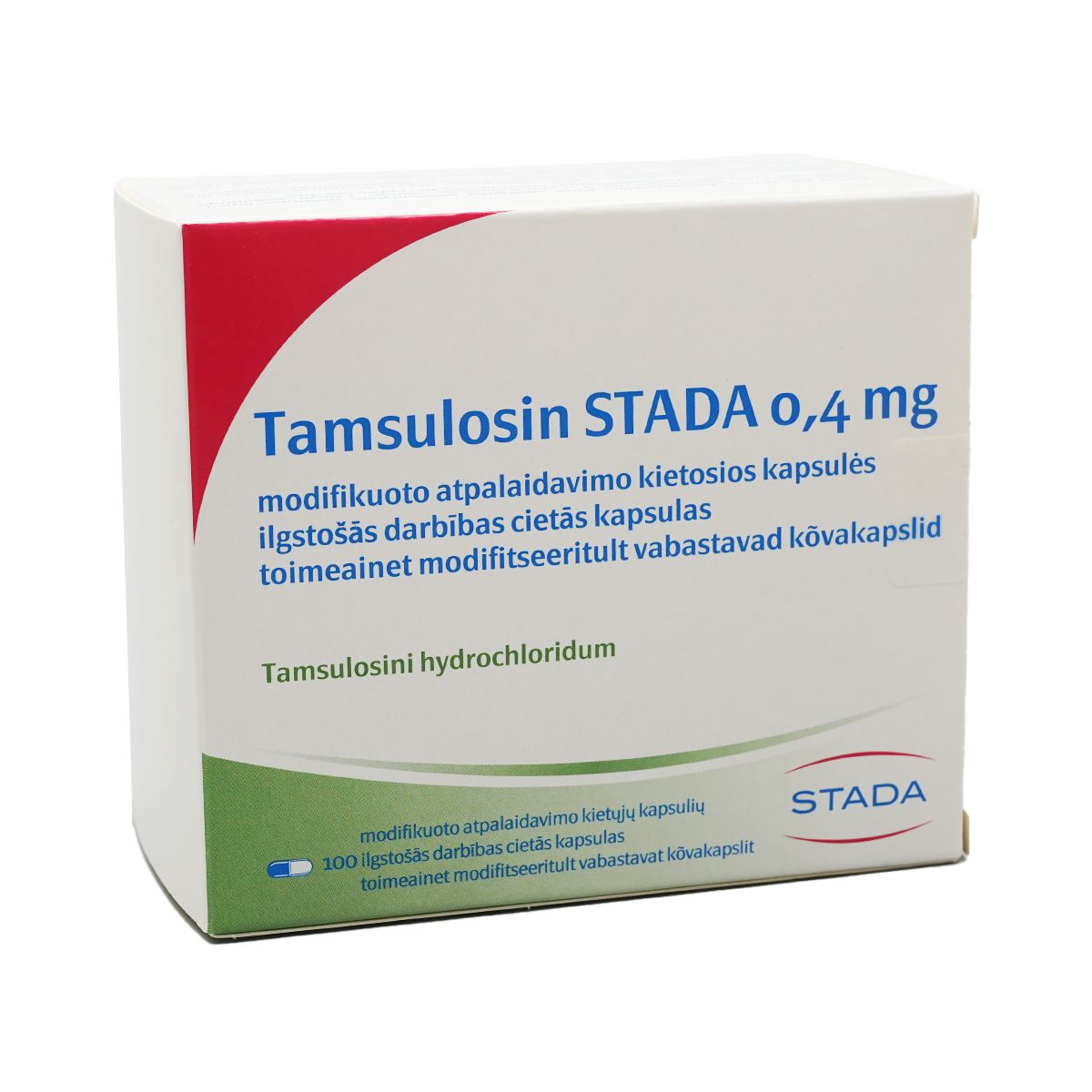 ტამსულოზინი - Tamsulosin შტადა 0.4მგ 100 კაფსულა