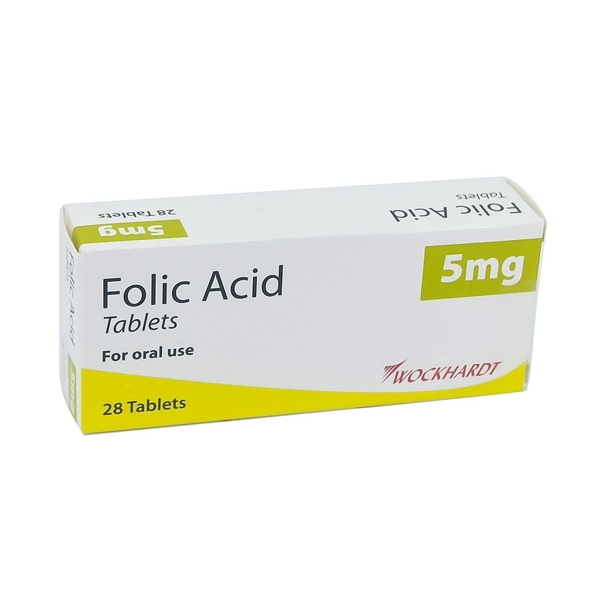 ფოლის მჟავა - Folic Acid 5მგ 28 ტაბლეტი