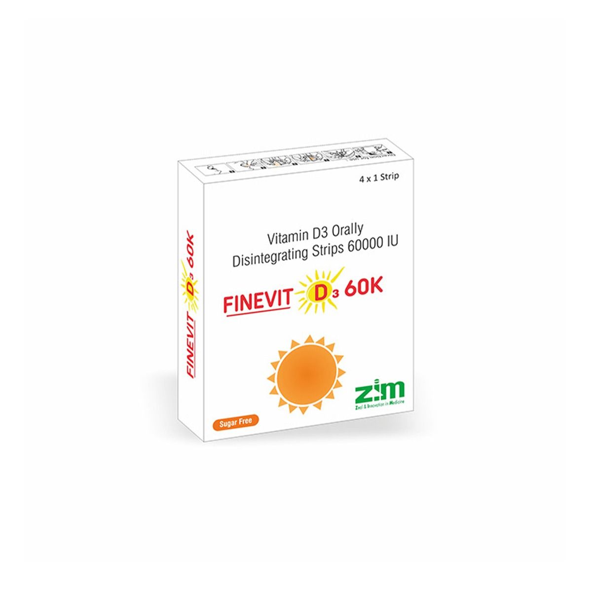 ფინევიტი D3 60K - FINEVIT D3 60K 60000სე. ფირფიტა 4 სტრიპი