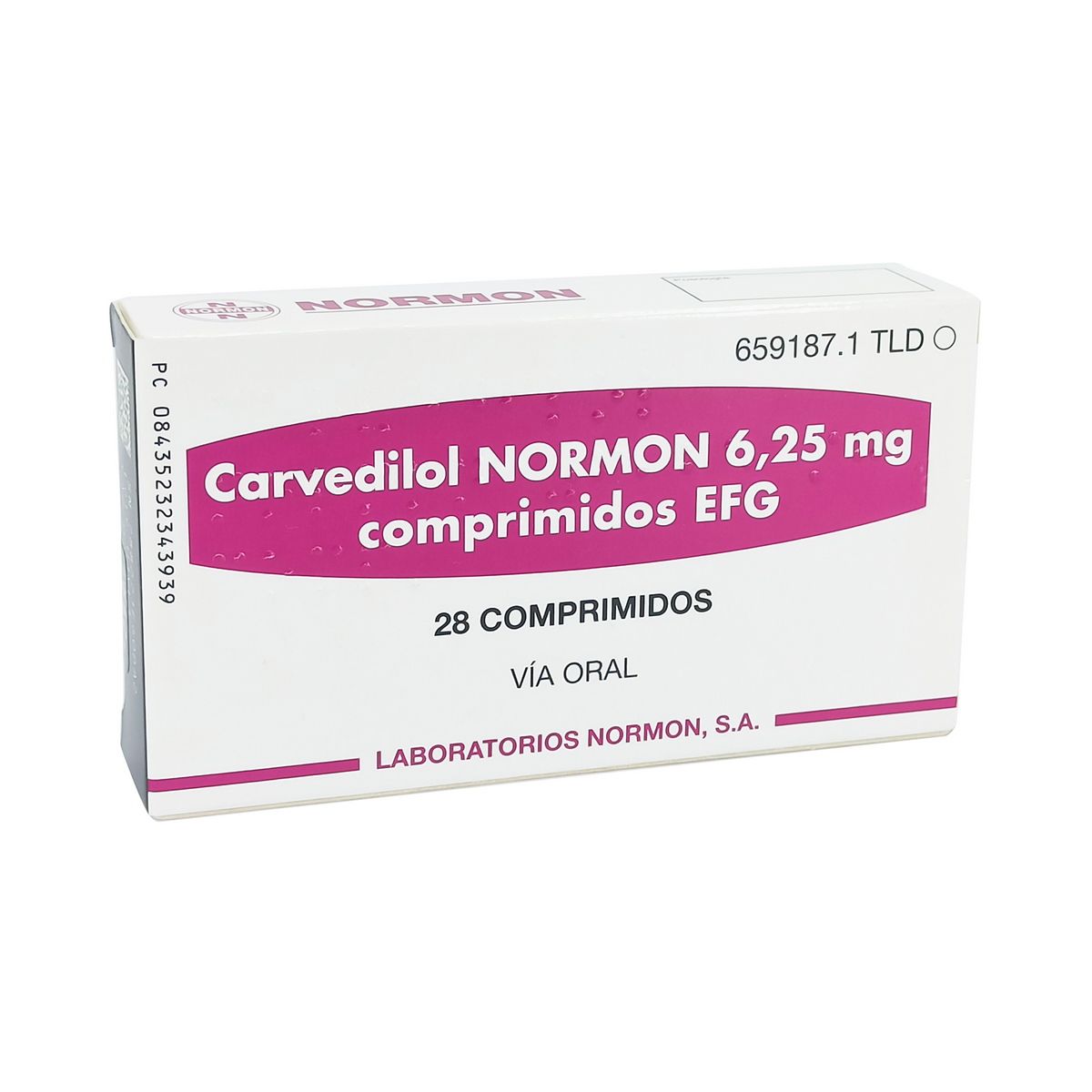 კარვედილოლი - Carvedilol ნორმონი 6.25მგ 28 ტაბლეტი