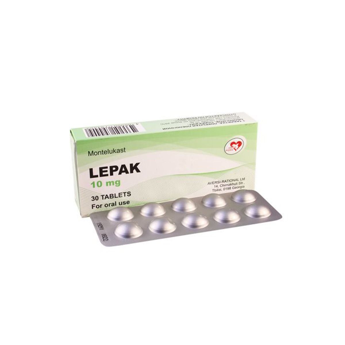ლეპაკი - Lepak 10მგ 30 ტაბლეტი
