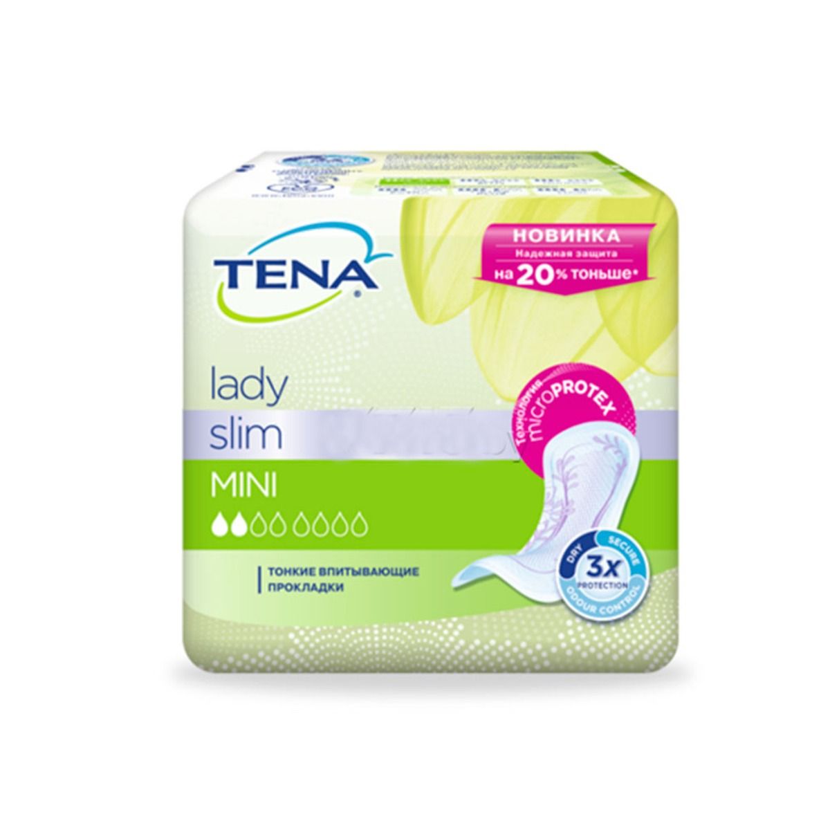 ქალის უროლოგიური საფენი Slim 10 ცალი 3254 ტენა - Tena