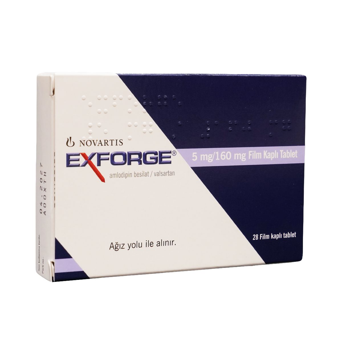 ექსფორჯი - EXFORGE 5მგ/160მგ 28 * ტაბლეტი