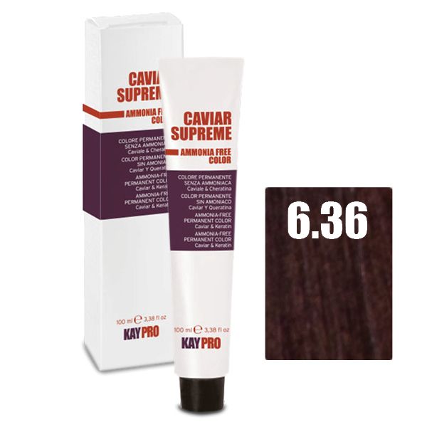 თმის საღებავი Caviar Supreme 6.36 3846 კეიპრო - Kaypro