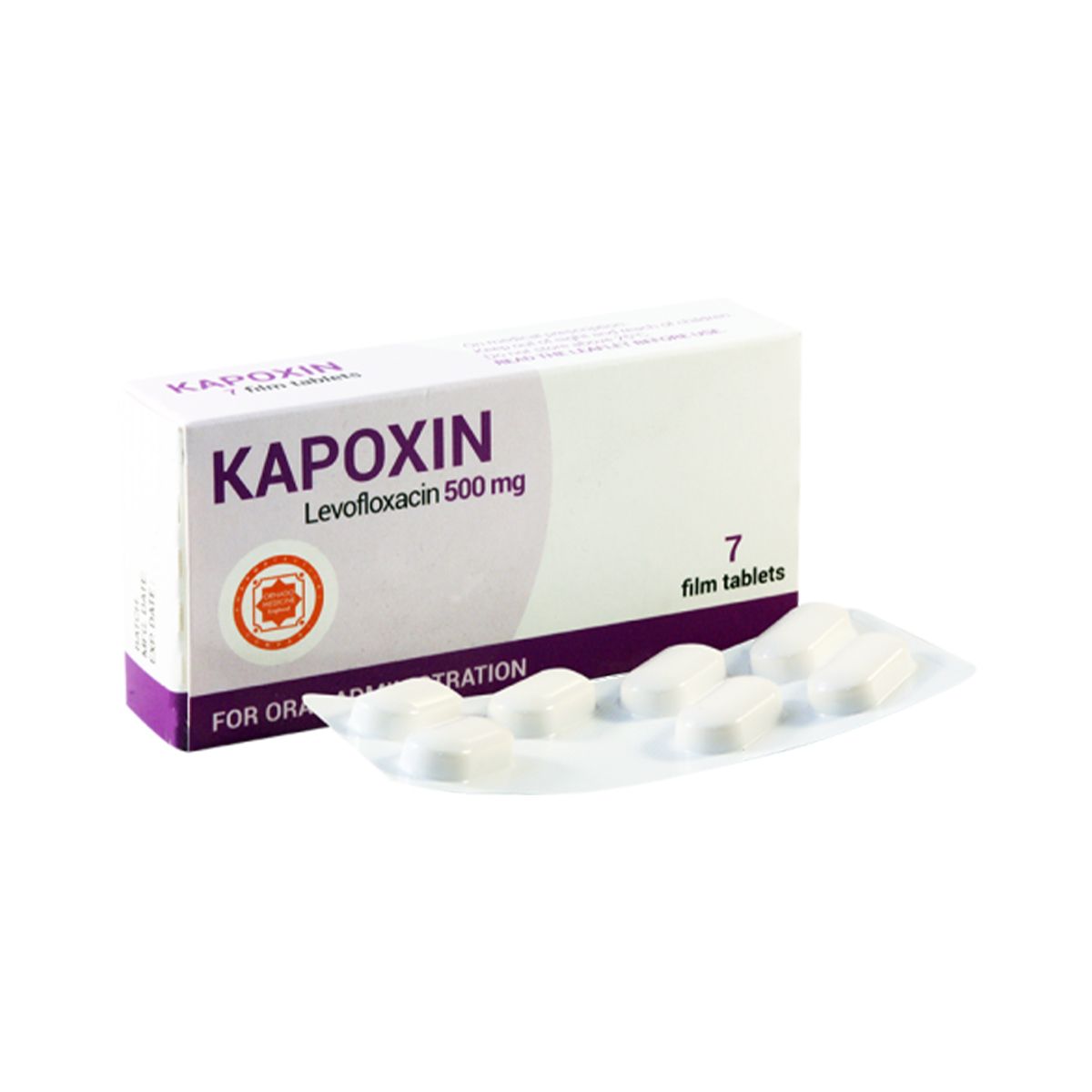 კაპოქსინი - Kapoxin 500მგ 7 ტაბლეტი
