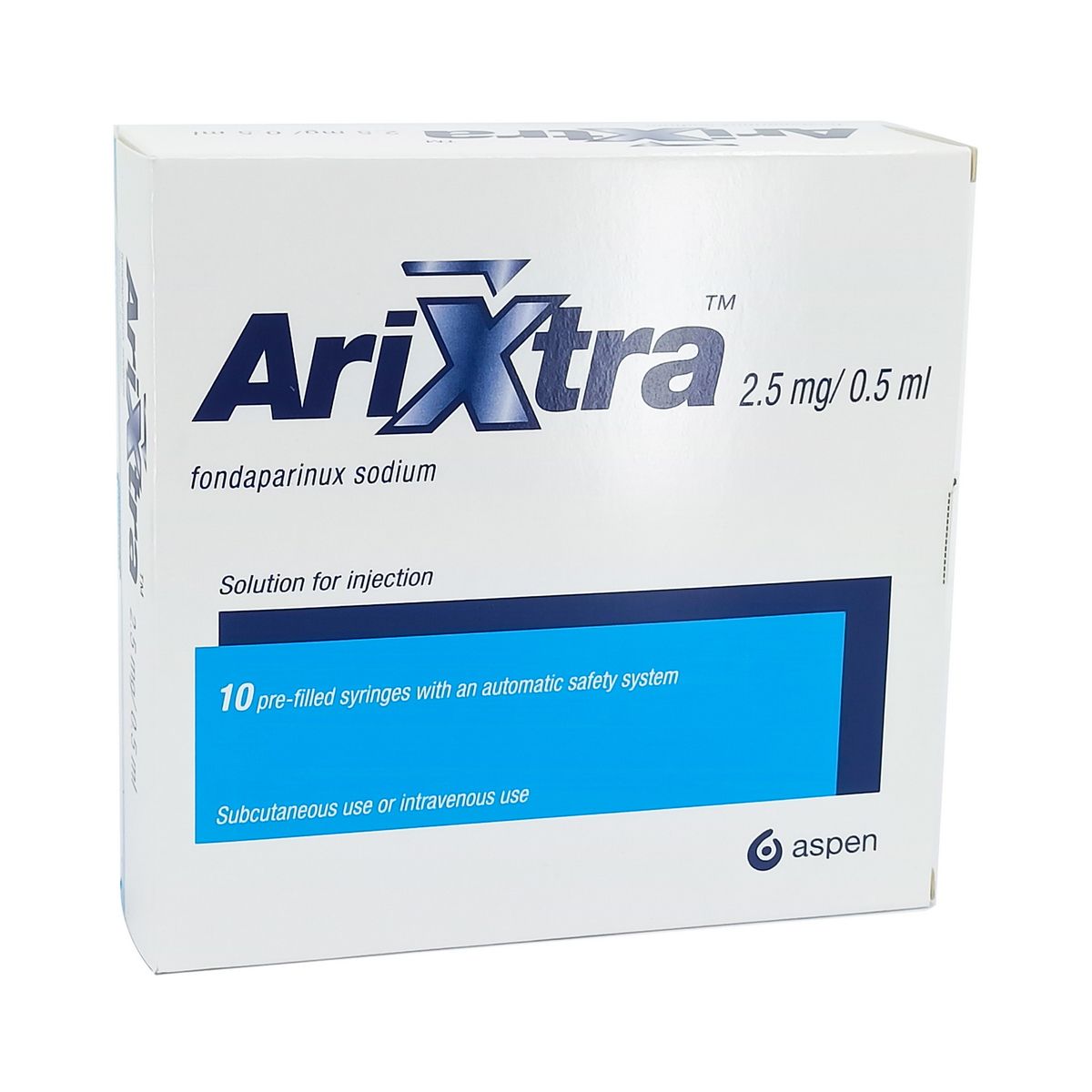 არიქსტრა - Arixtra 2.5მგ/0.5მლ შპრიცი 10 ცალი