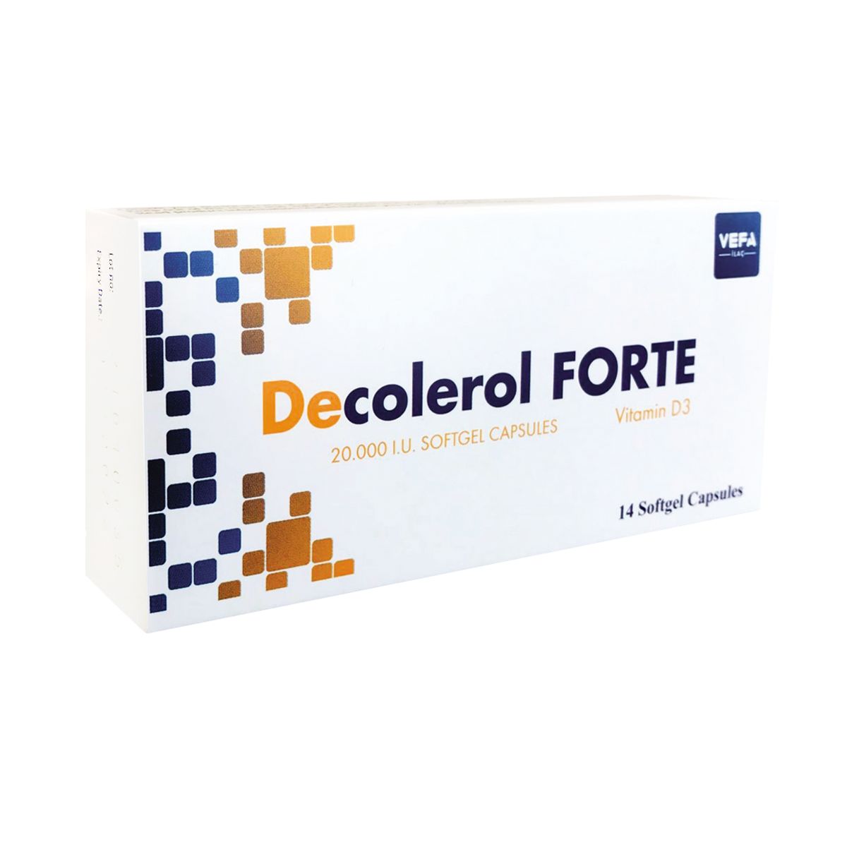 დე კოლეროლი - D-Colerol ფორტე 20000სე 14 კაფსულა