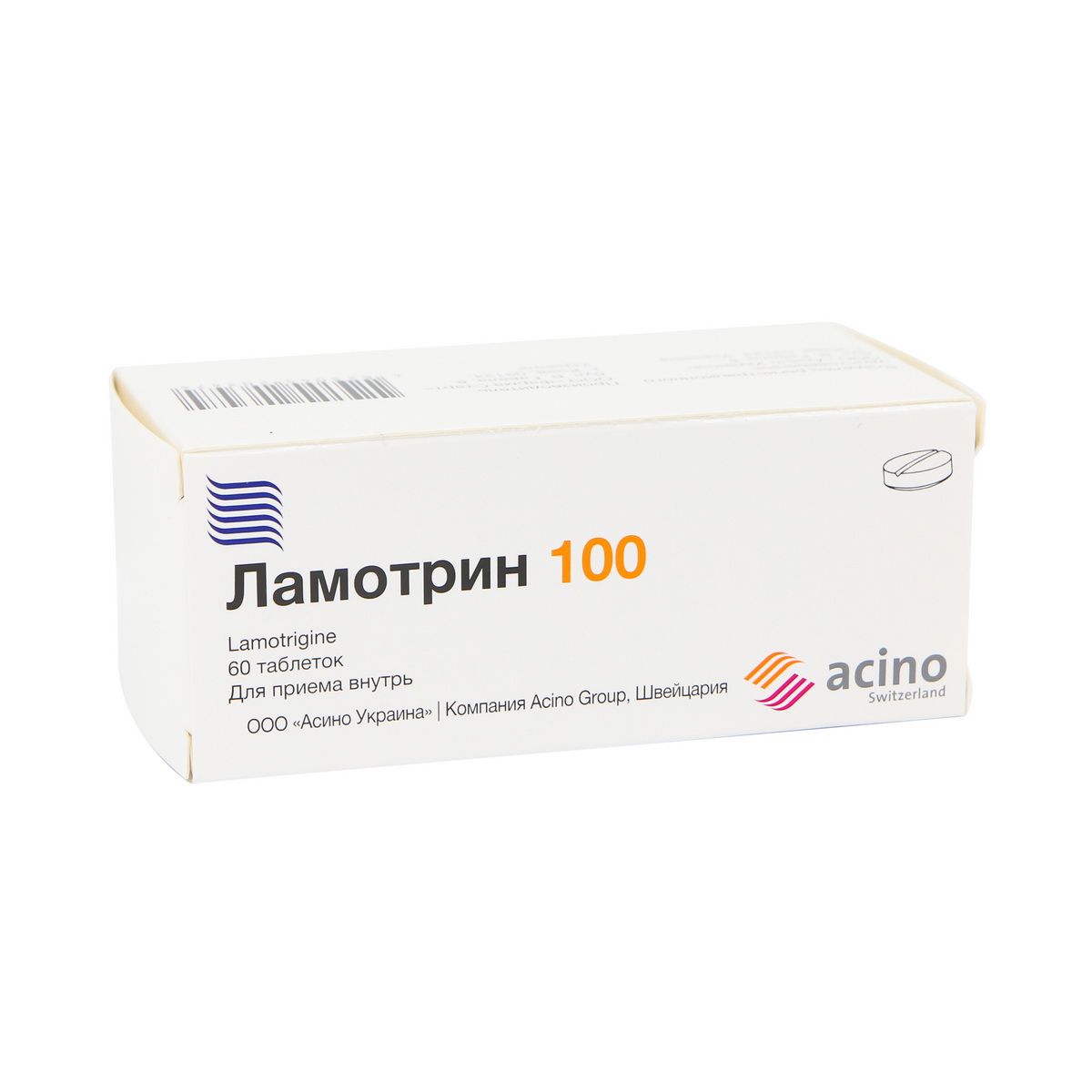 Lamotrin - ლამოტრინი 100მგ 60 ტაბლეტი