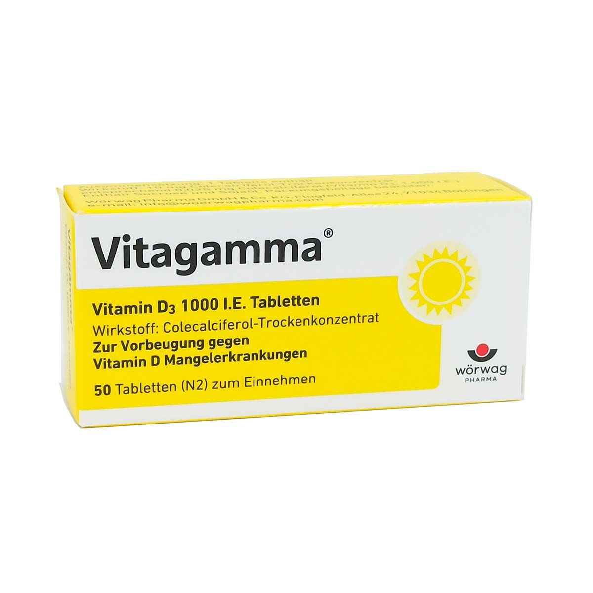 ვიტაგამა D3 - Vitagamma D3 1000სე 50 ტაბლეტი