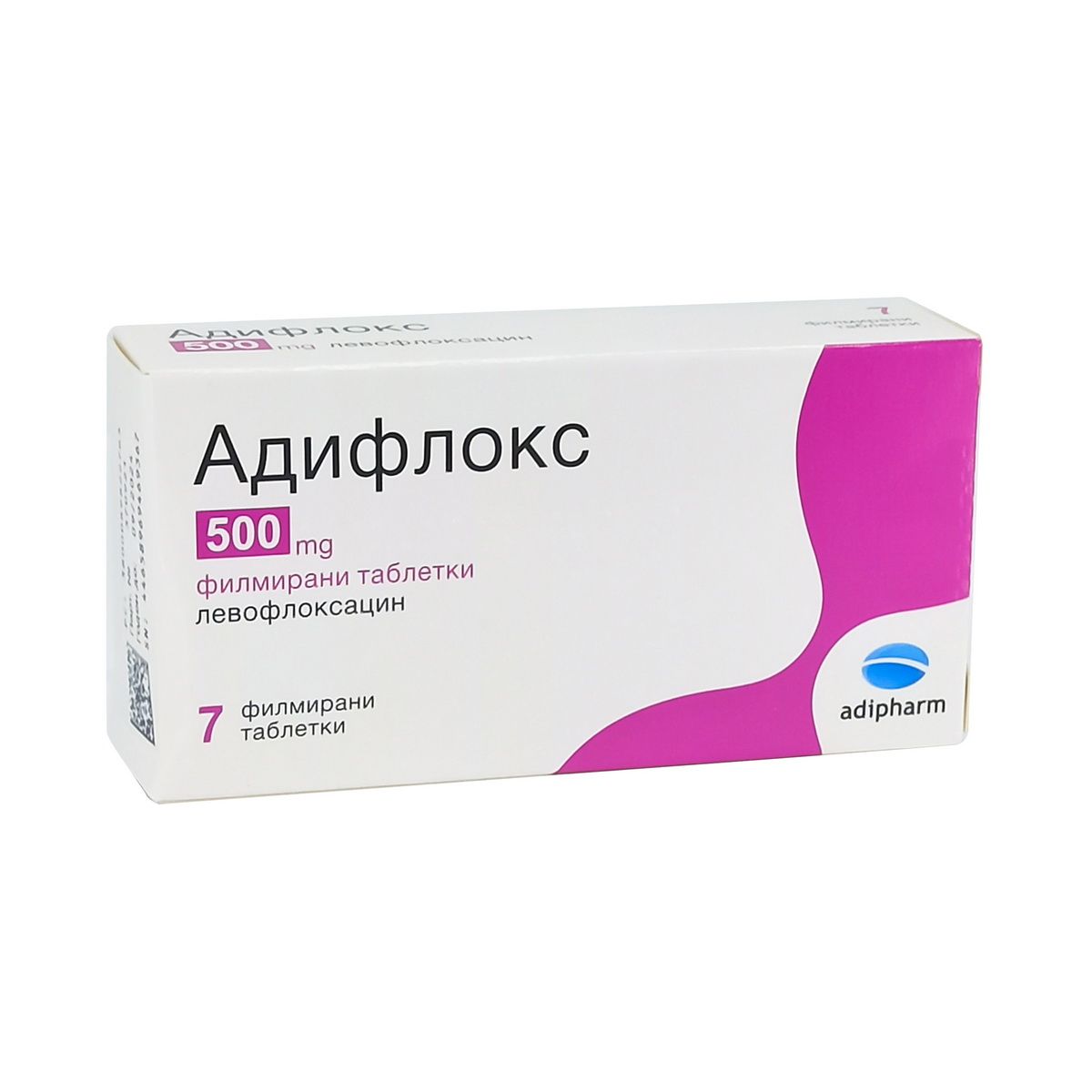 Adiflox - ადიფლოქსი 500მგ 7 ტაბლეტი