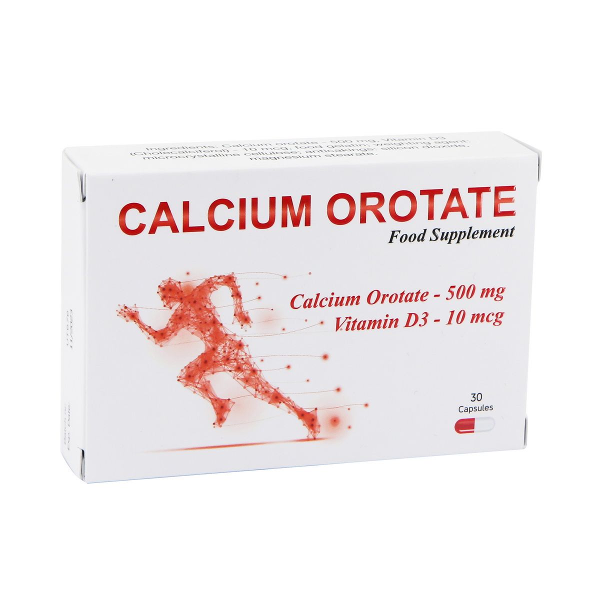 კალციუმის ოროტატი - Calcium Orotate 30 კაფსულა