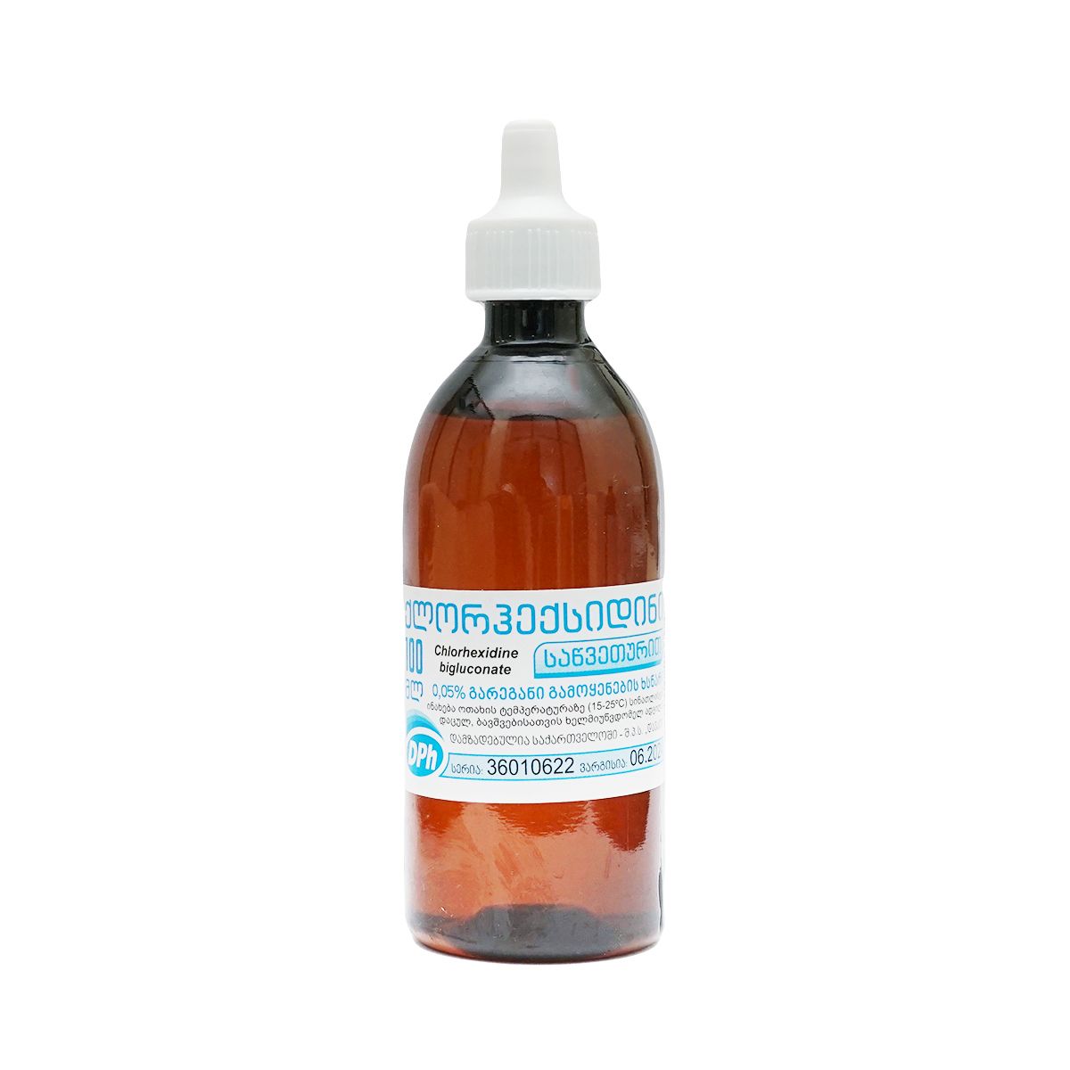 ქლორჰექსიდინი - Chlorhexid 0.05% 100მლ საწვეთური