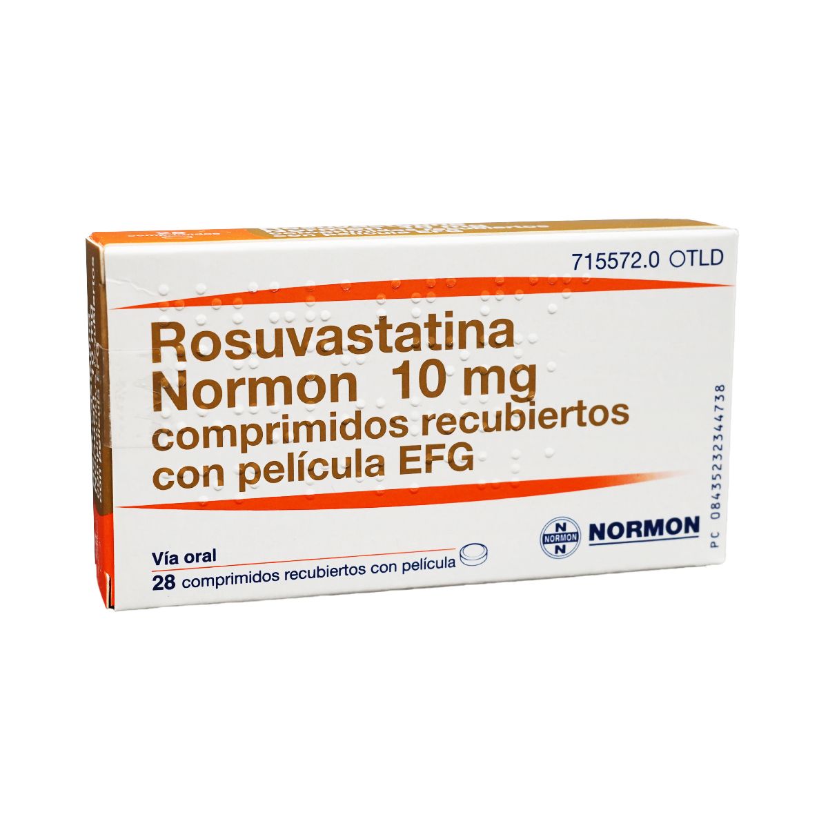 როზუვასტატინი ნორმონ - Rosuvastatin Normon 10მგ 28 ტაბლეტი