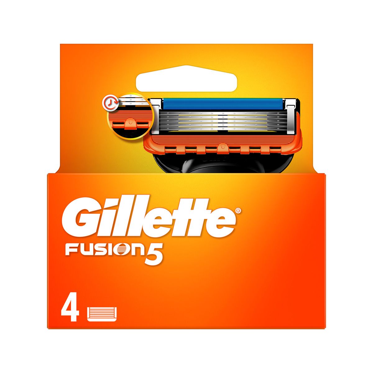 საპარსის პირი ფუჟენი 4 ცალი 6984 ჯილეტი - Gillette