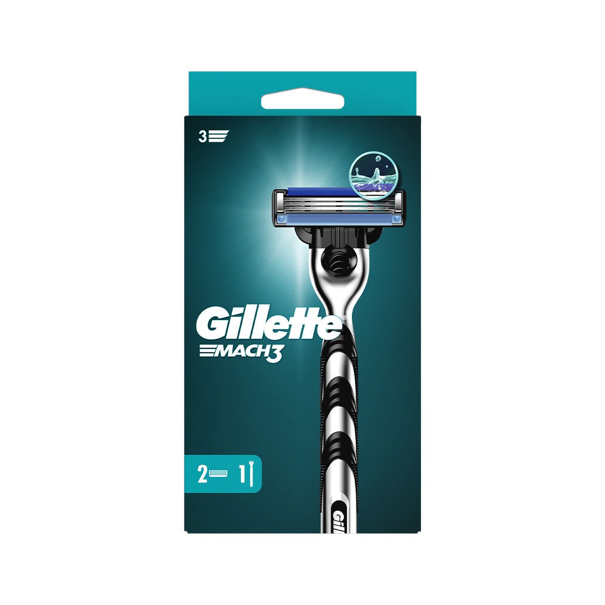 საპარსი დანადგარი მაჩ-3 2 პირით 0676 ჯილეტი - Gillette