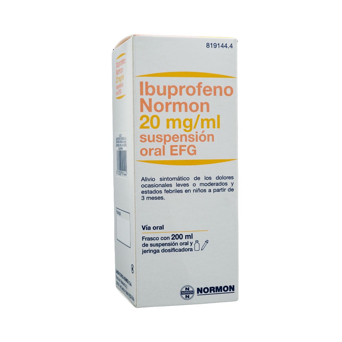 იბუპროფენ-ნორმონი - Ibuprofen Normon სუსპენზია 200მლ
