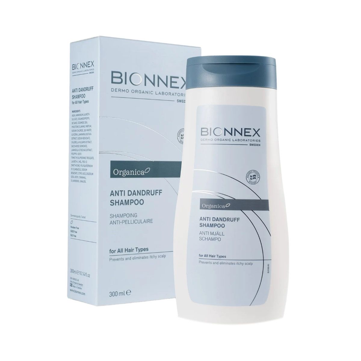 შამპუნი ქერტლის 300მლ 2497 ბიონექსი - Bionnex
