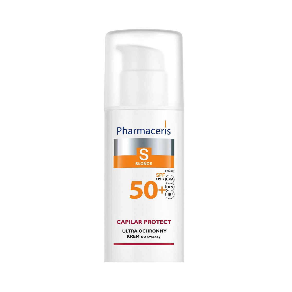 მზისგან დამცავი კრემი SPF50+ 9045 ფარმაცერისი - Pharmaceris