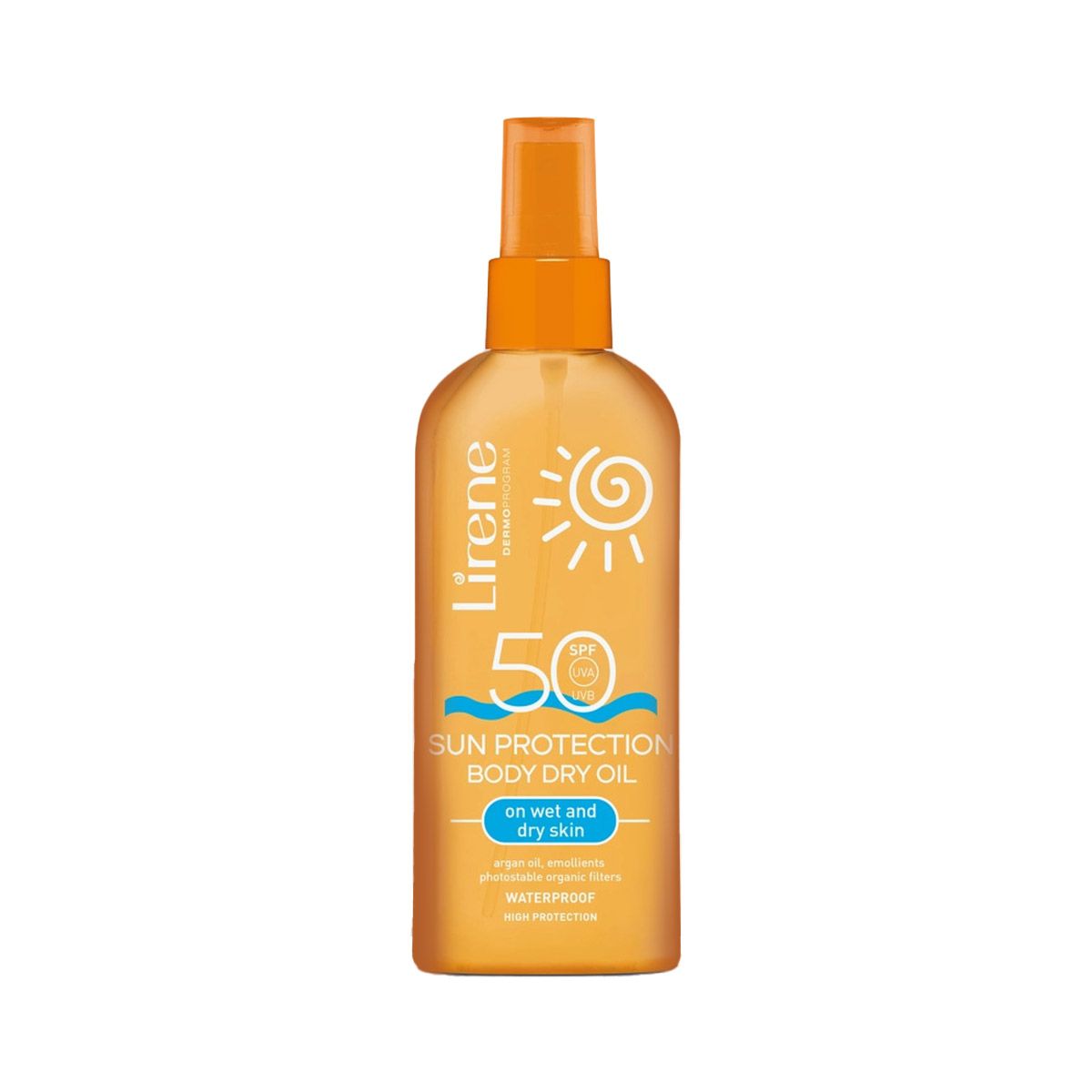 მზისგან დამცავი ზეთი Spf50 7819 ლირენე - Lirene