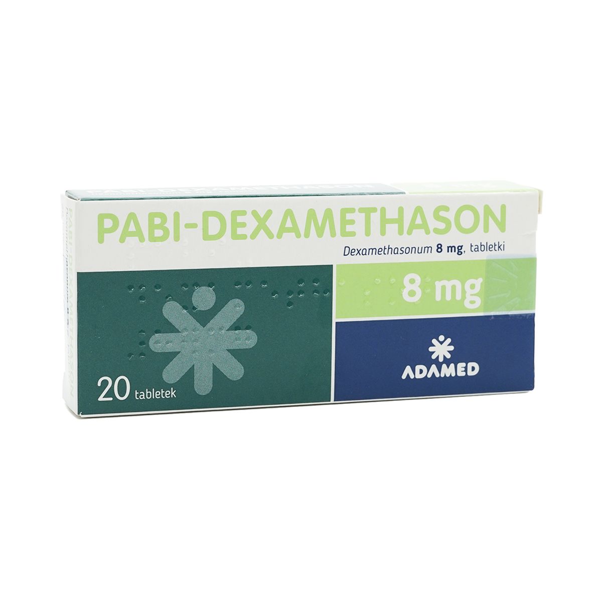 დექსამეტაზონი-პაბი - Pabi-Dexamethasone 8მგ 20 ტაბლეტი