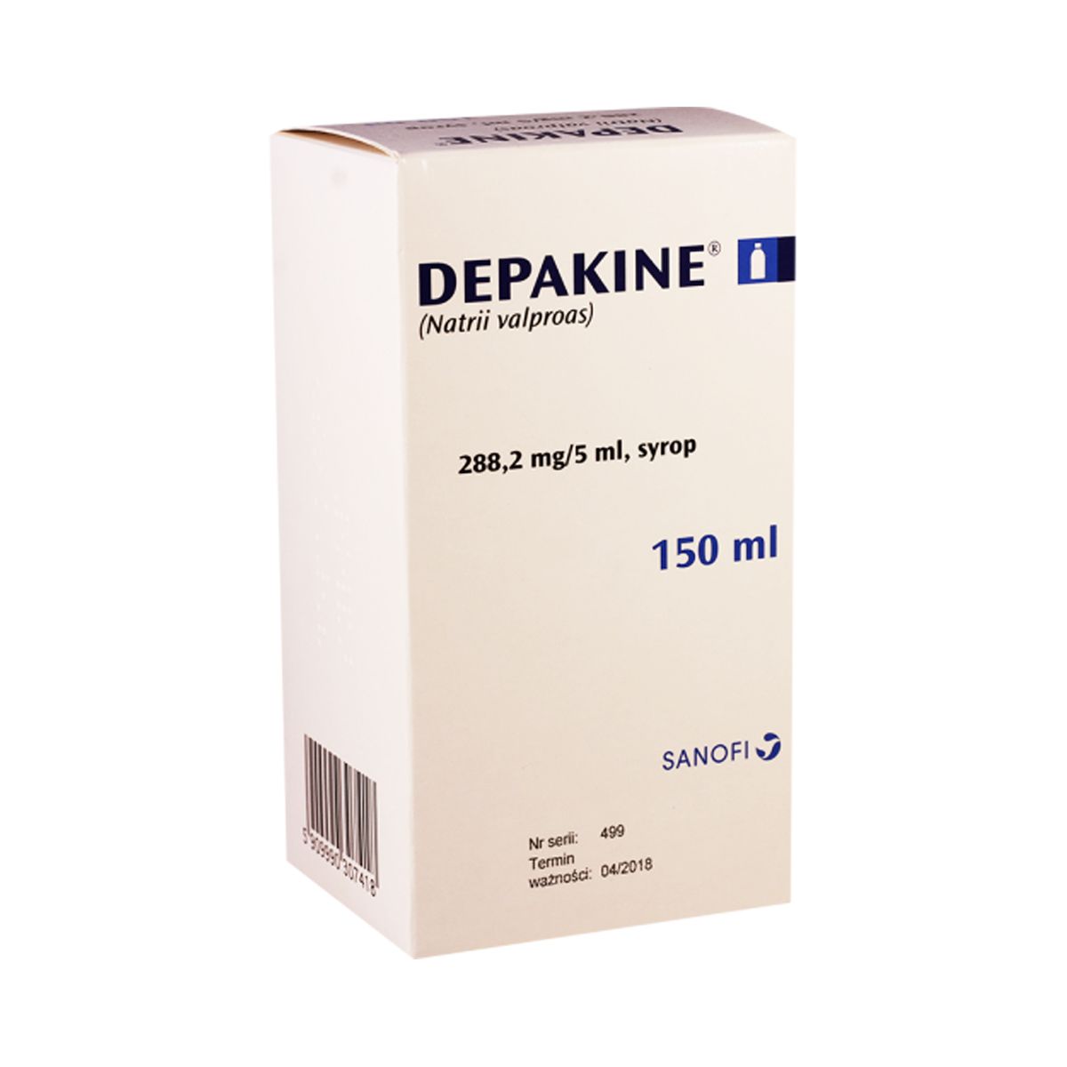 დეპაკინი - Depakine სიროფი 57,64/150მლ