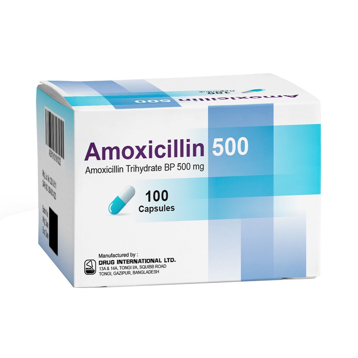 ამოქსიცილინი - Amoxicillin 500მგ 100 კაფსულა