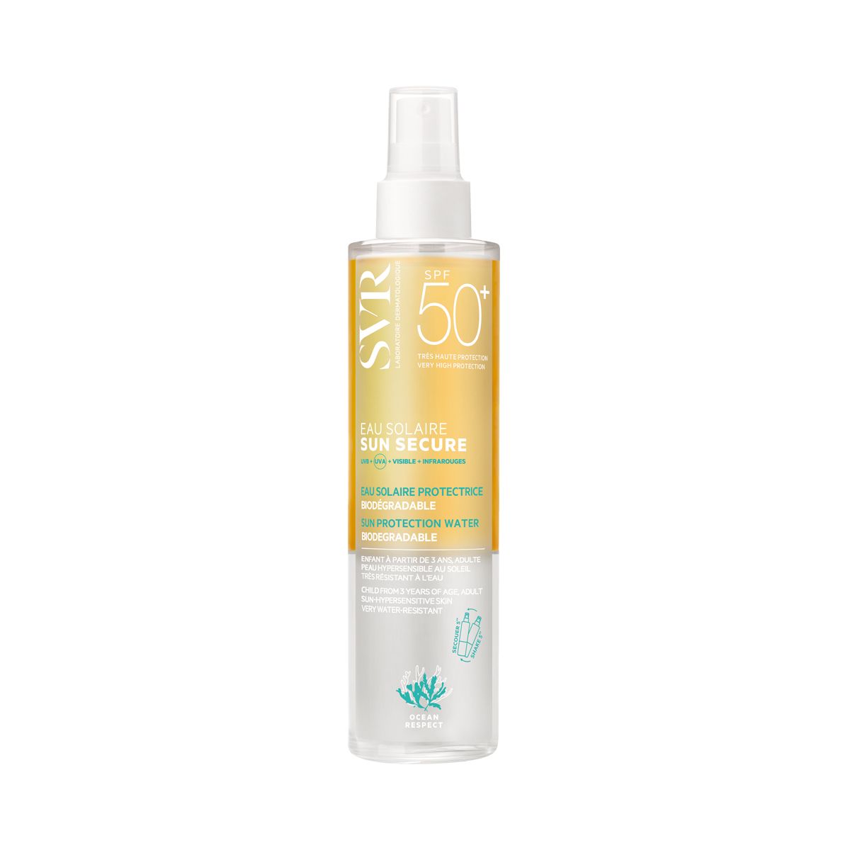 მზისგან დამცავი ორფაზიანი წყალი Sun Spf50+ 1293 ესვიერი - Svr