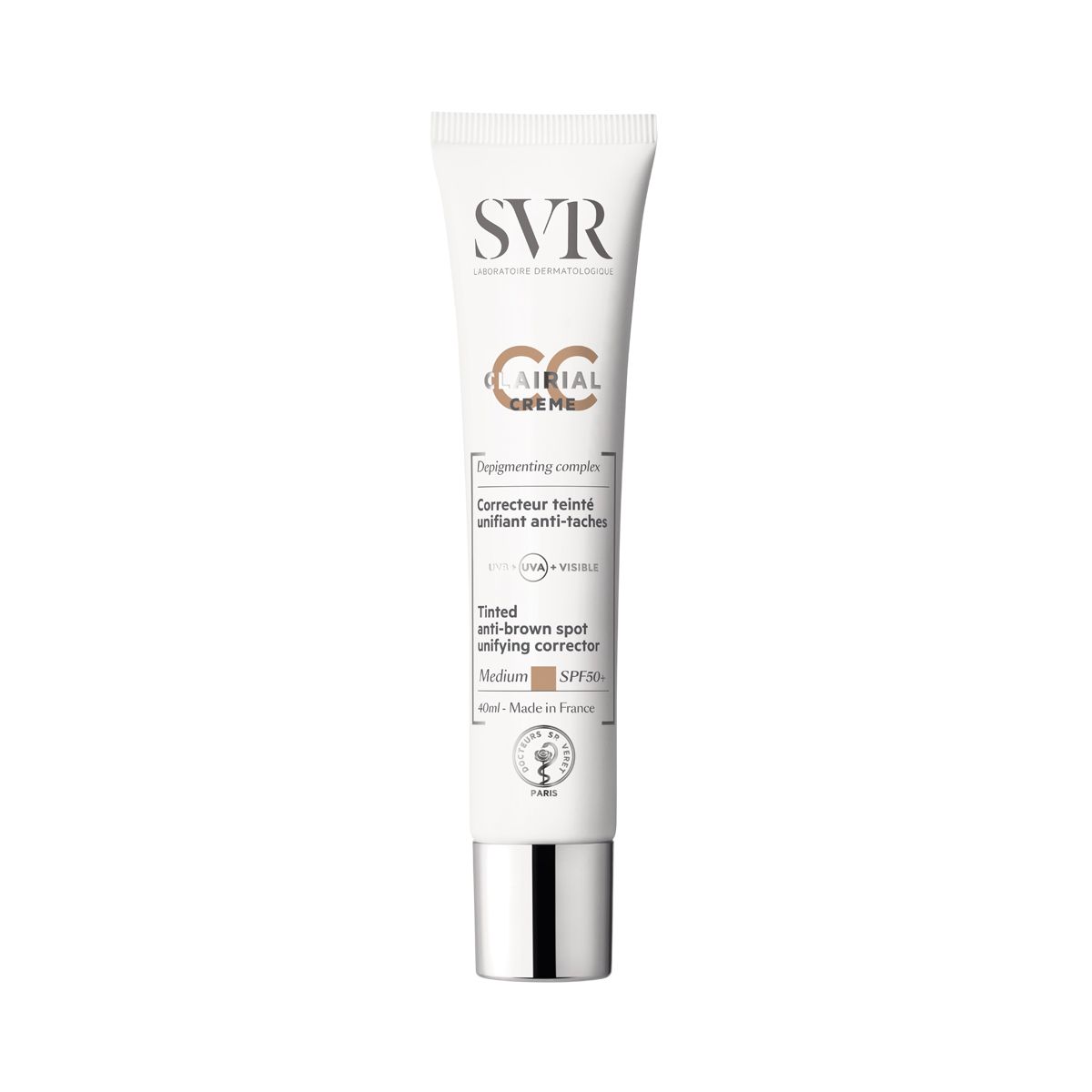 სახის CC კრემი CLAIR SPF50+ მუქი 5280 ესვიერი - SVR