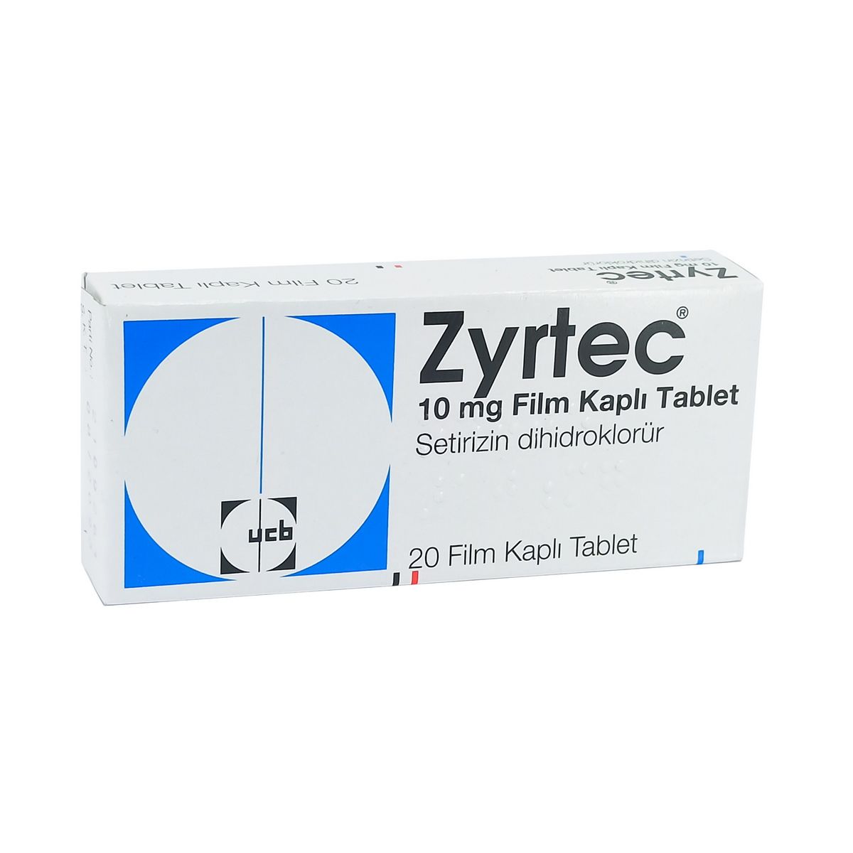ზირტეკი - Zyrtec 10მგ 20 ტაბლეტი