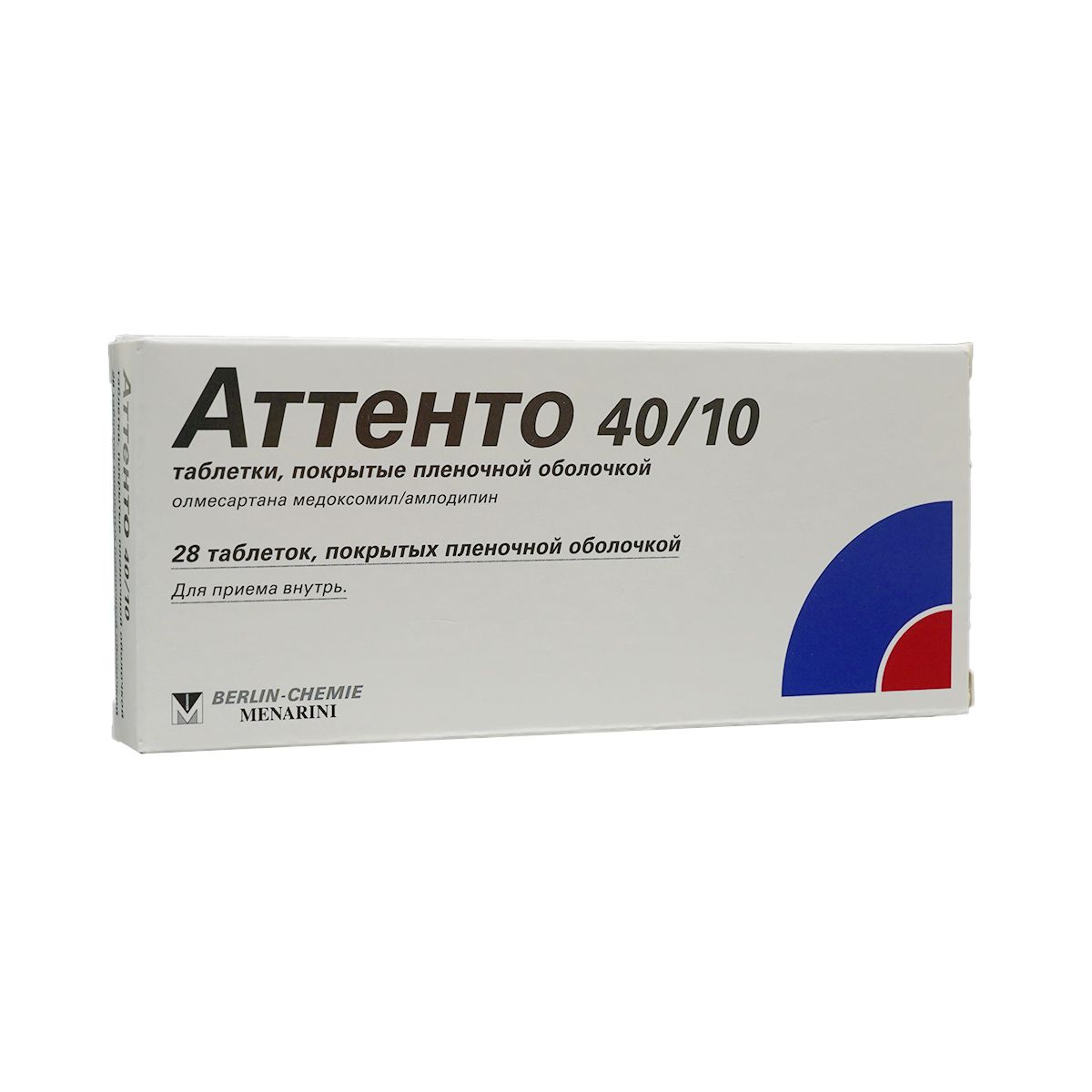ატენტო 40/10მგ 28 ტაბლეტი