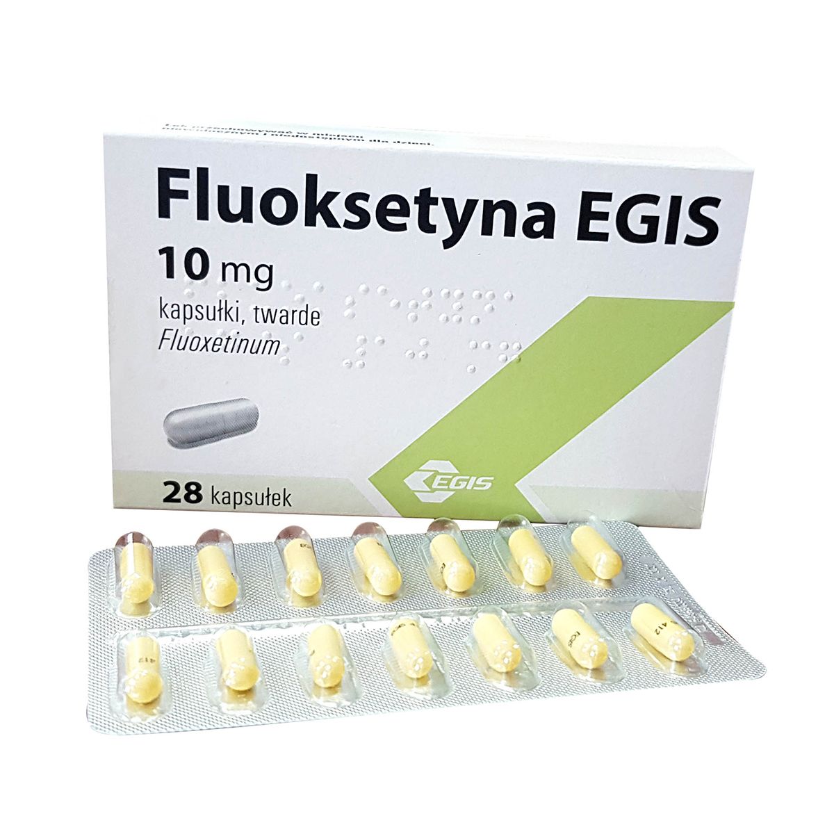 ფლუოქსეტინა - Fluoxetine ეგისი 10მგ 28 კაფსულა