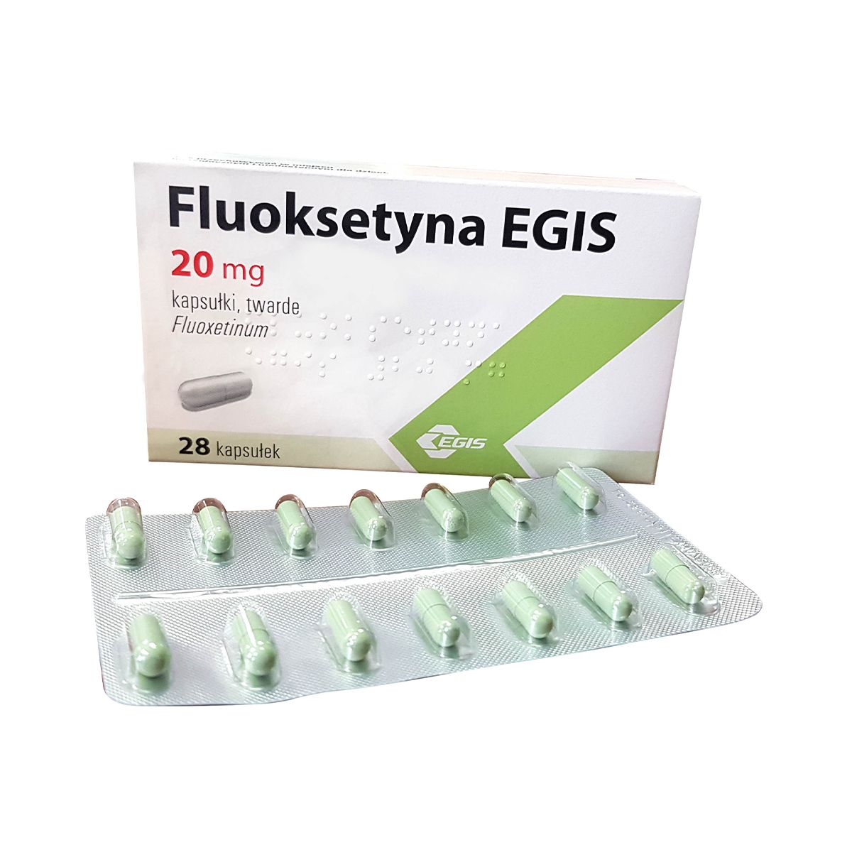 ფლუოქსეტინა - Fluoxetine ეგისი 20მგ 28 კაფსულა