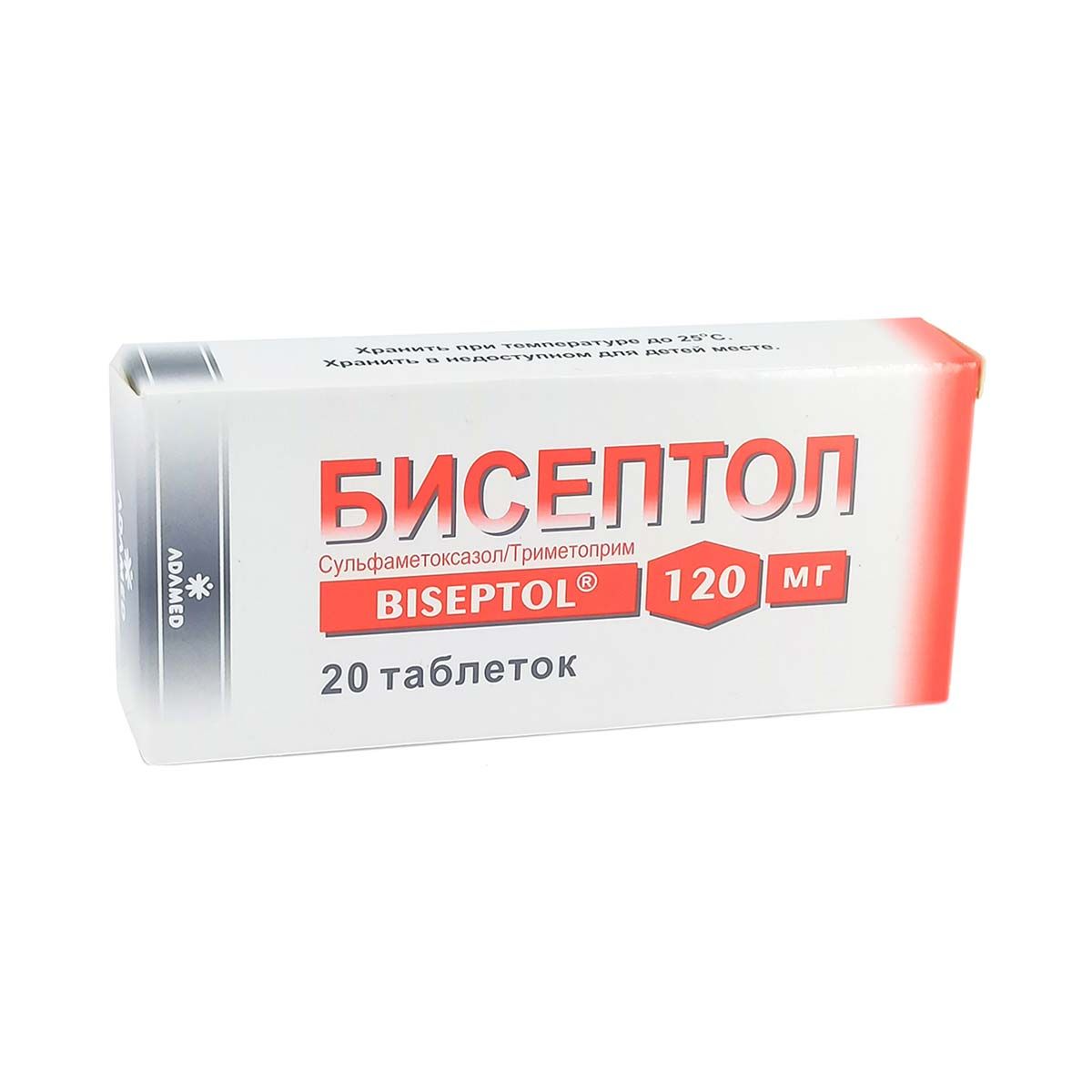 ბისეპტოლი - Biseptol 120მგ 20 ტაბლეტი