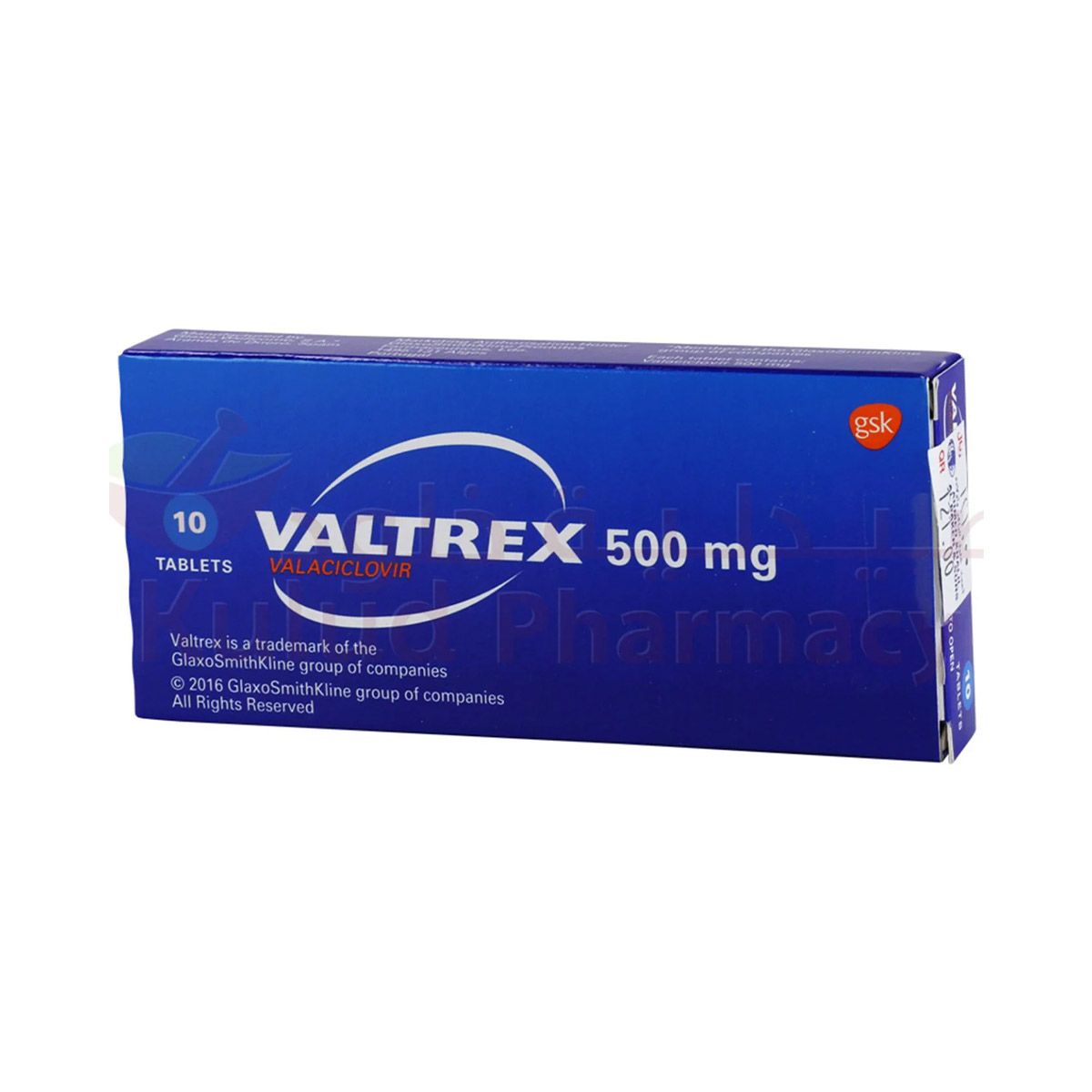 ვალტრექსი - Valterx 500მგ 10 ტაბლეტი