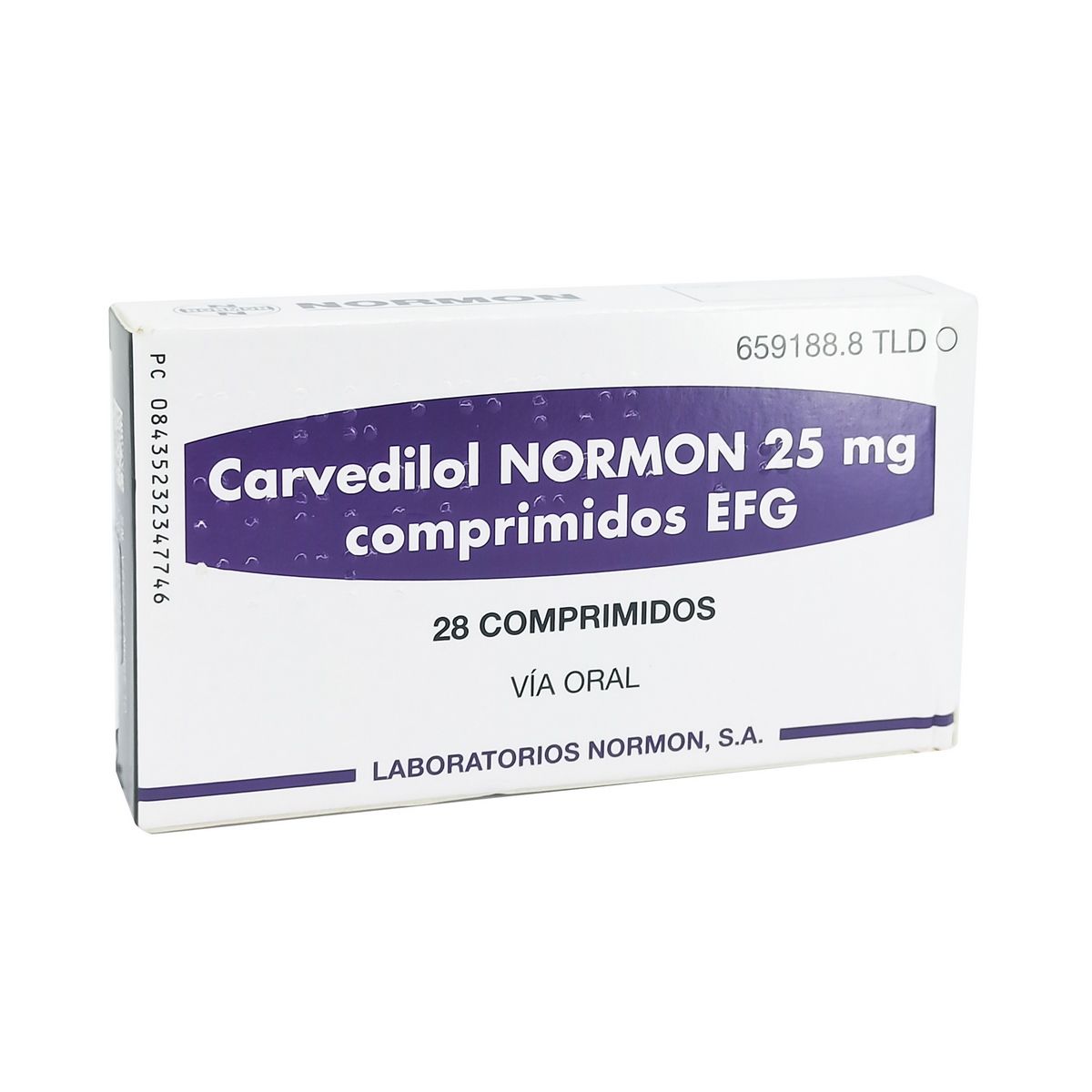 კარვედილოლი ნორმონი - Carvedilol Normon 25მგ 28 ტაბლეტი