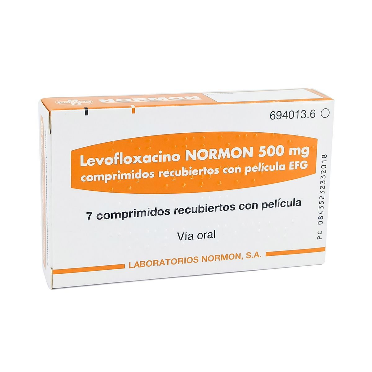 ლევოფლოქსაცინი - Levofloxacin 500მგ 7 ტაბლეტი