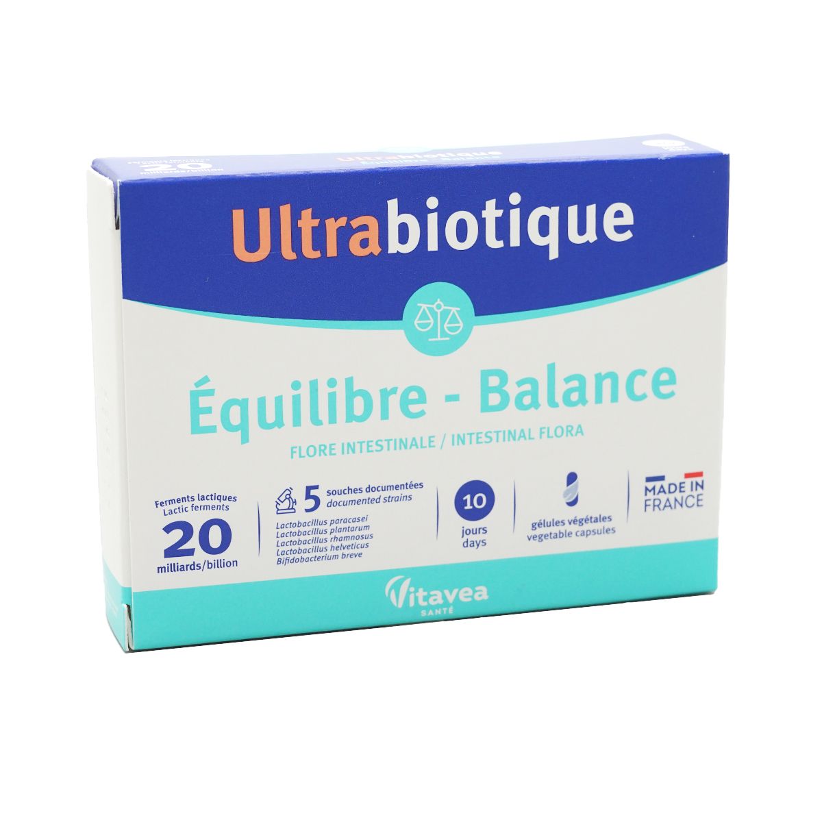 ულტრაბიოტიკი - Ultrabiotique Equilibre 10 კაფსულა