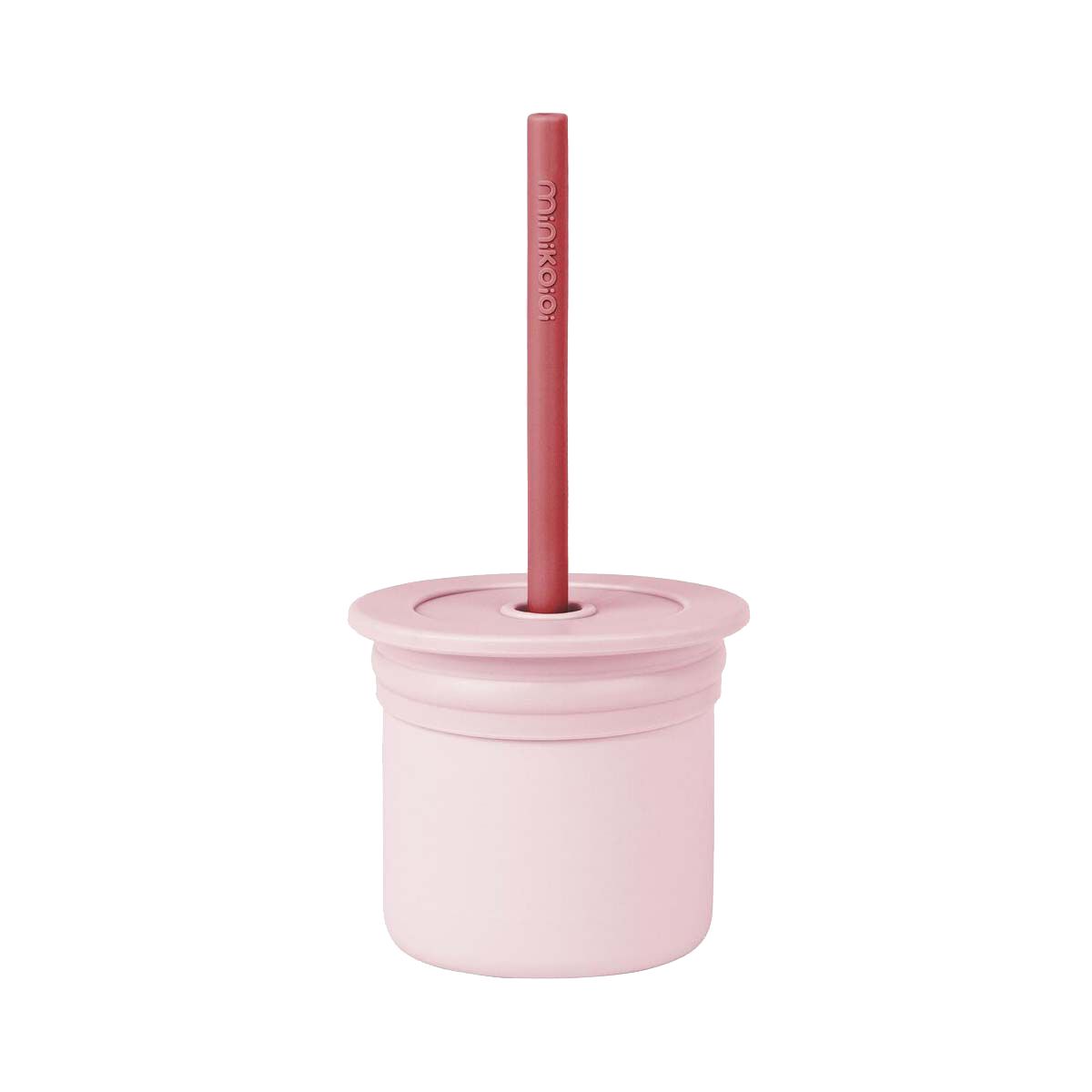 სილიკონის ჭიქა-კონტეინერი Pinky Pink 2939 მინიკოიოი - Minikoioi