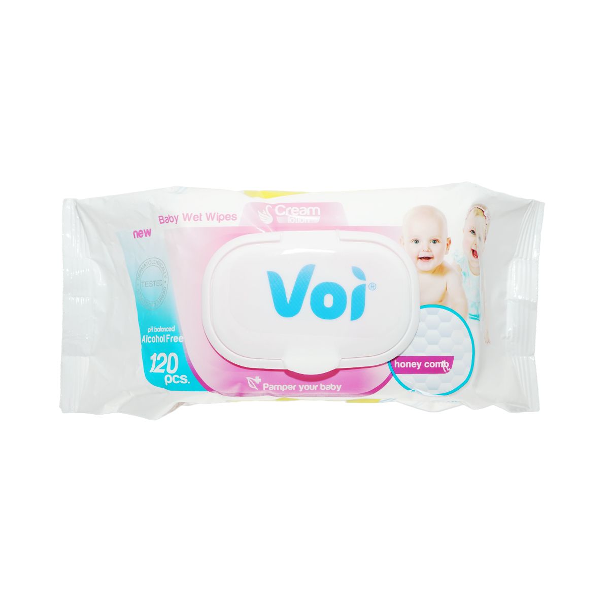 სველი ხელსაწმენდი Cream 1+1 ცალი 5761 ვოი - Voi