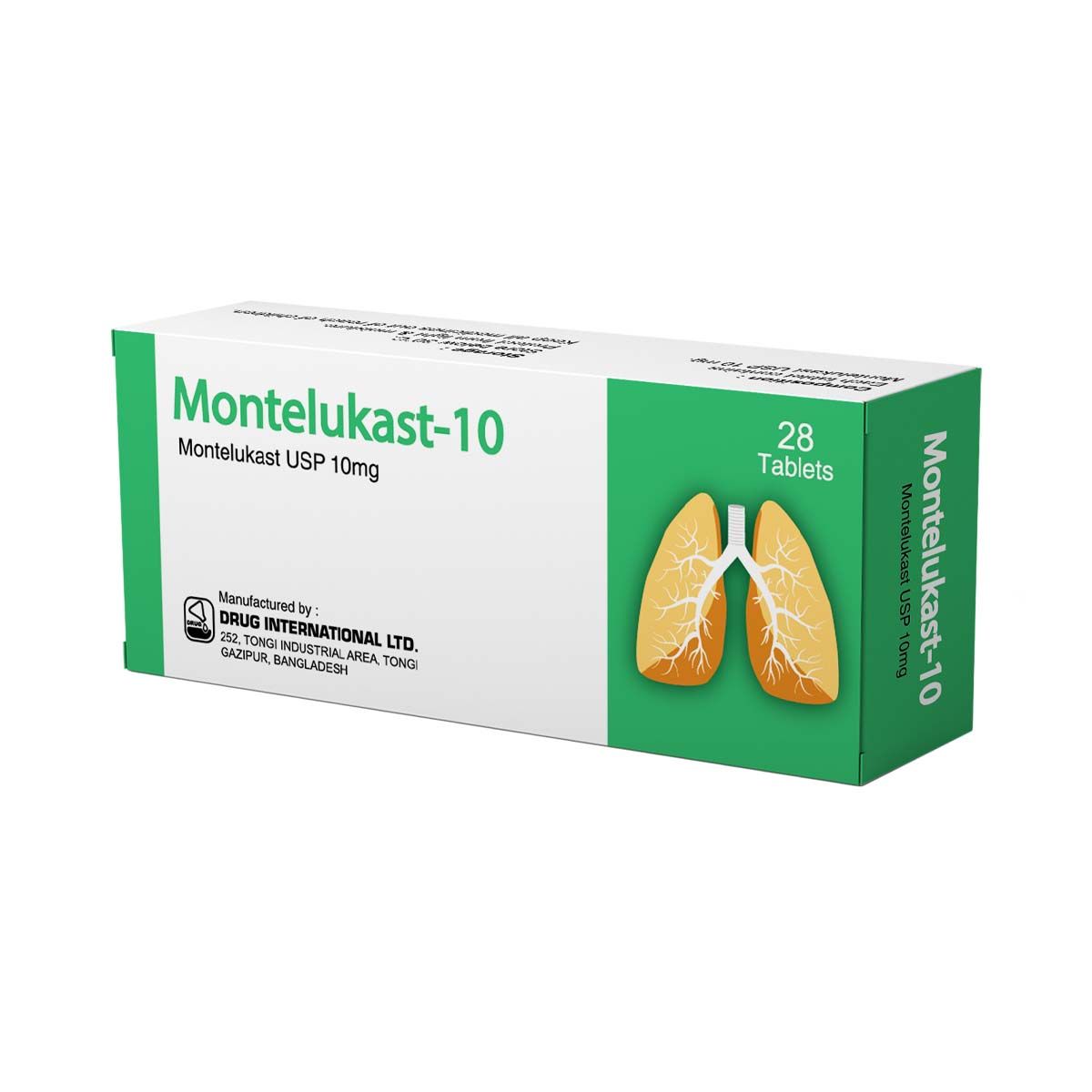მონტელუკასტი-10 - Montelukast-10 10მგ 28 ტაბლეტი