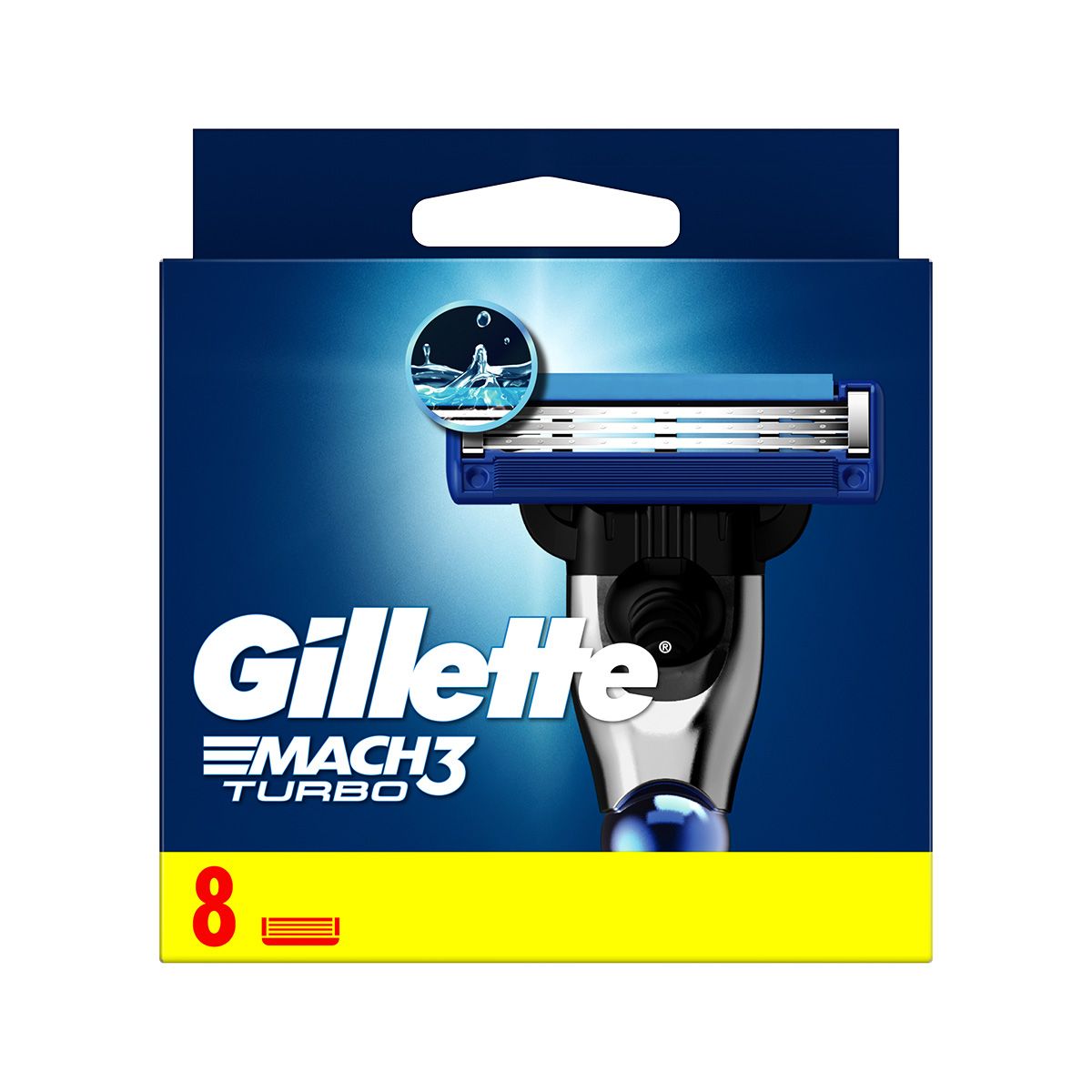პირი მაჩ-3 ტურბო 8 ცალი 6400 ჯილეტი - Gillette
