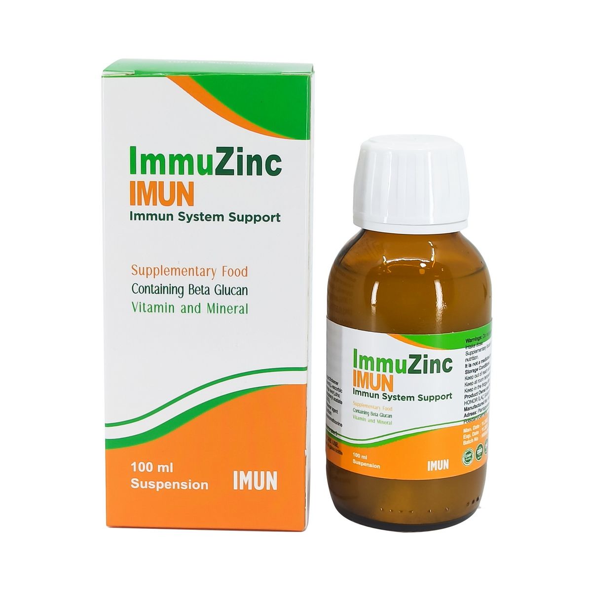 იმუცინკი - ImmuZinc იმუნი სუსპენზია 100მლ