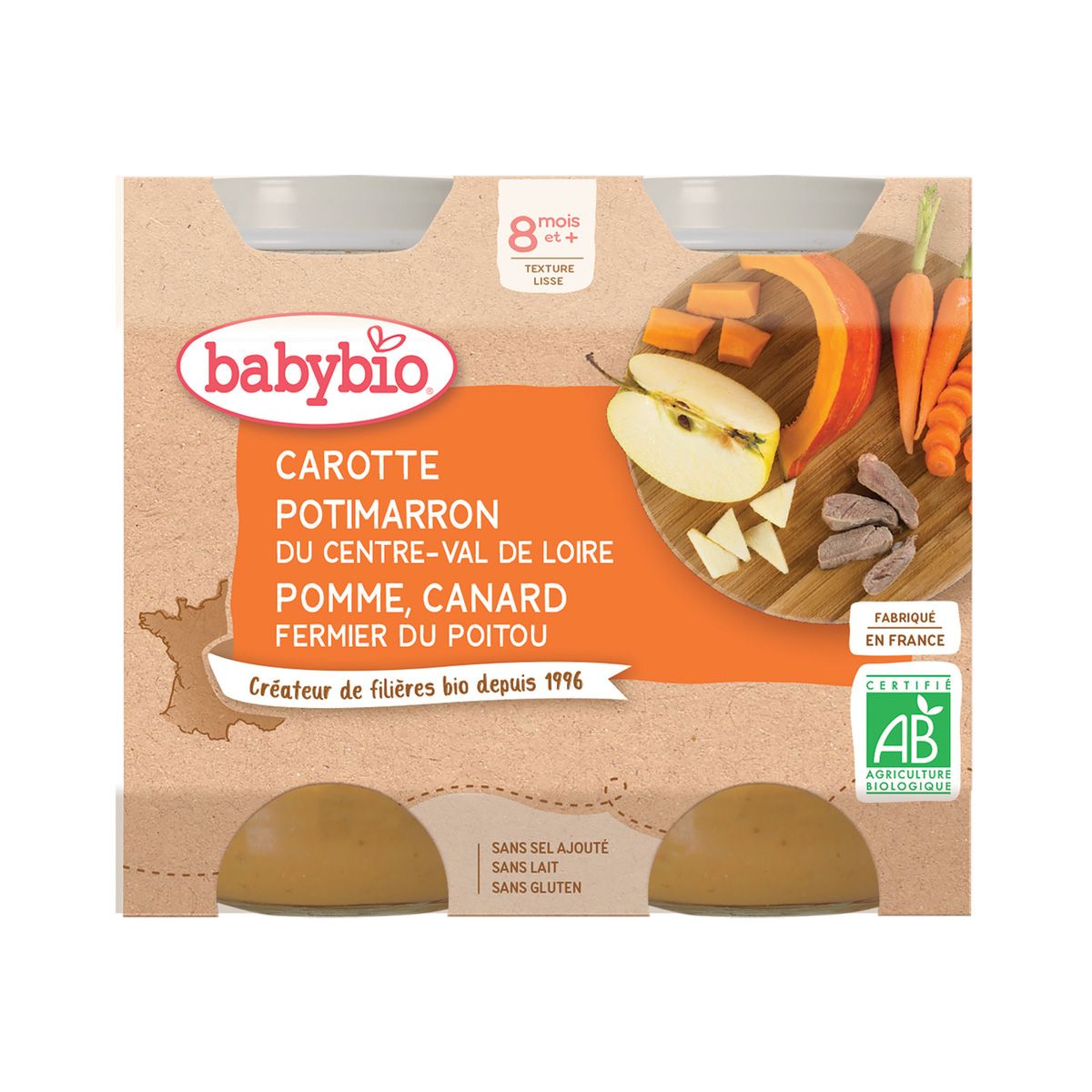 ლანჩ მენიუ იხვი 2 ცალი 0644 ბეიბი ბიო - Baby Bio