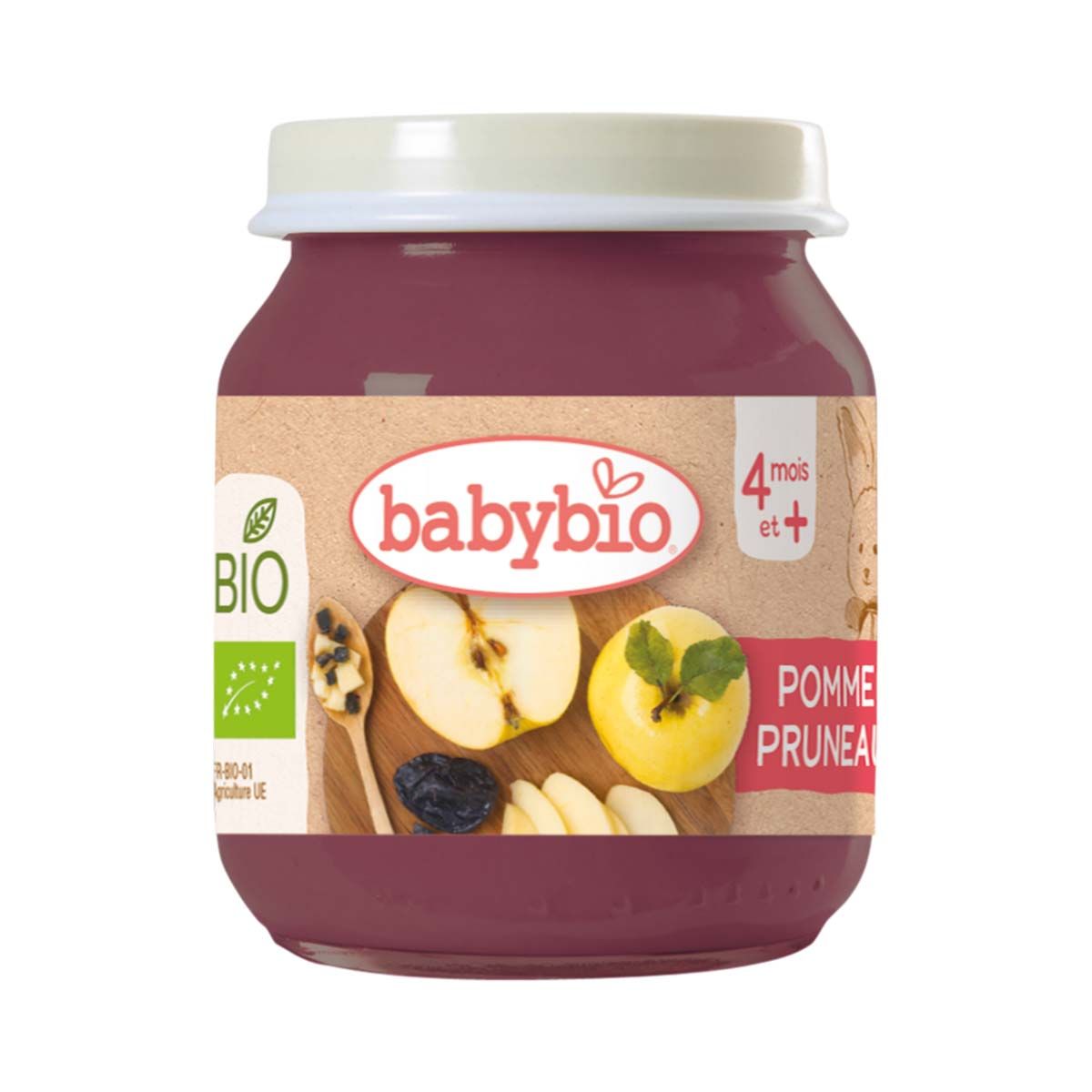 კონფიტური ქლიავი და ვაშლი 9761 ბეიბი ბიო - Baby Bio