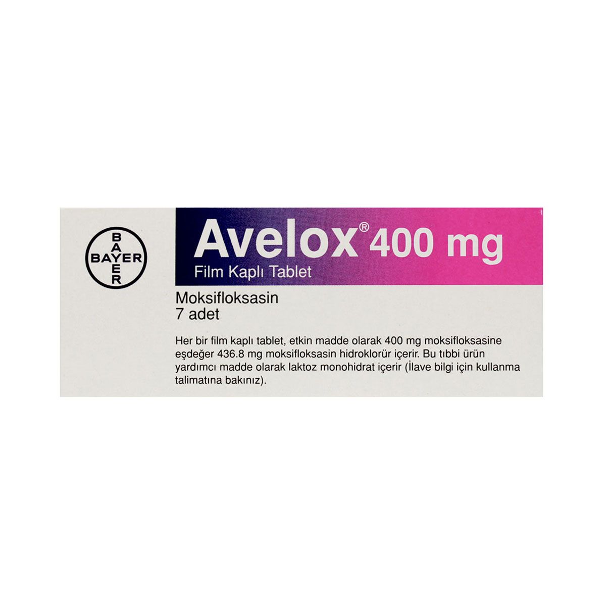 აველოქსი - Avelox 400მგ 7 ტაბლეტი