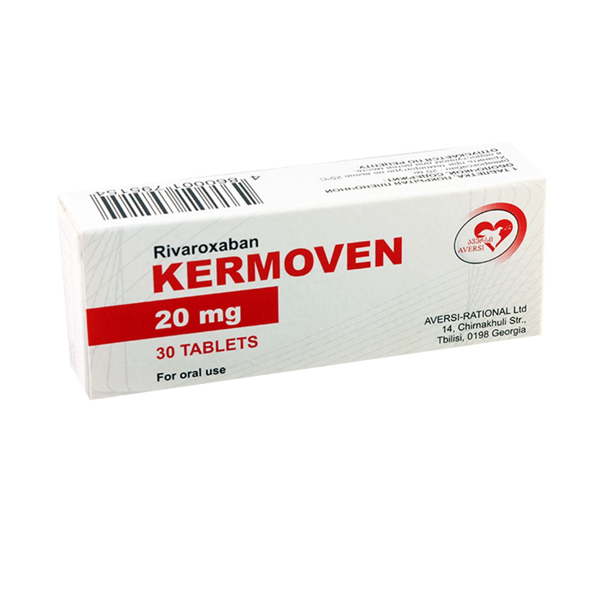 კერმოვენი - Kermoven 20მგ 30 ტაბლეტი